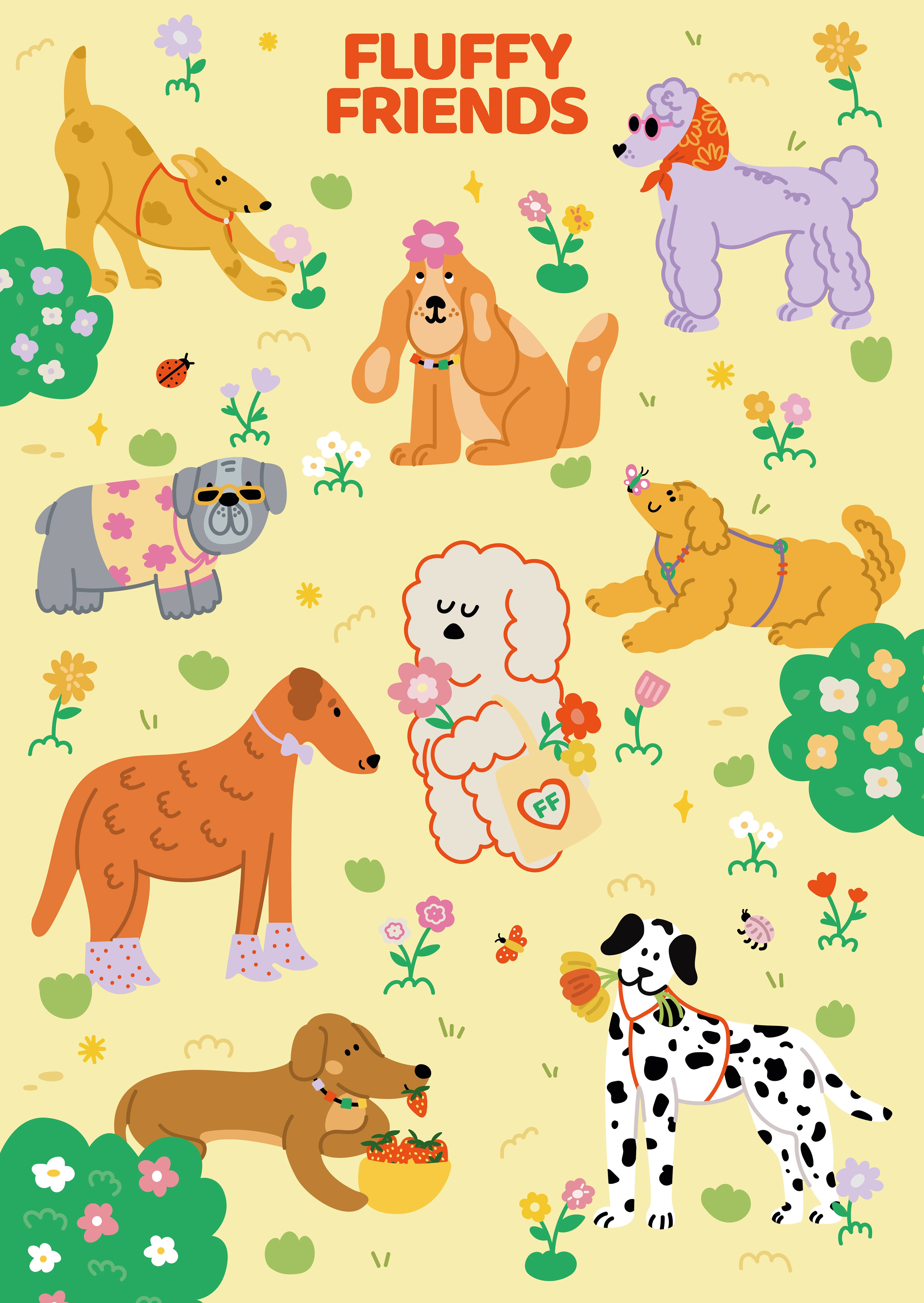 Открытки для FLUFFY FRIENDS — Изображение №9 — Брендинг, Иллюстрация на Dprofile