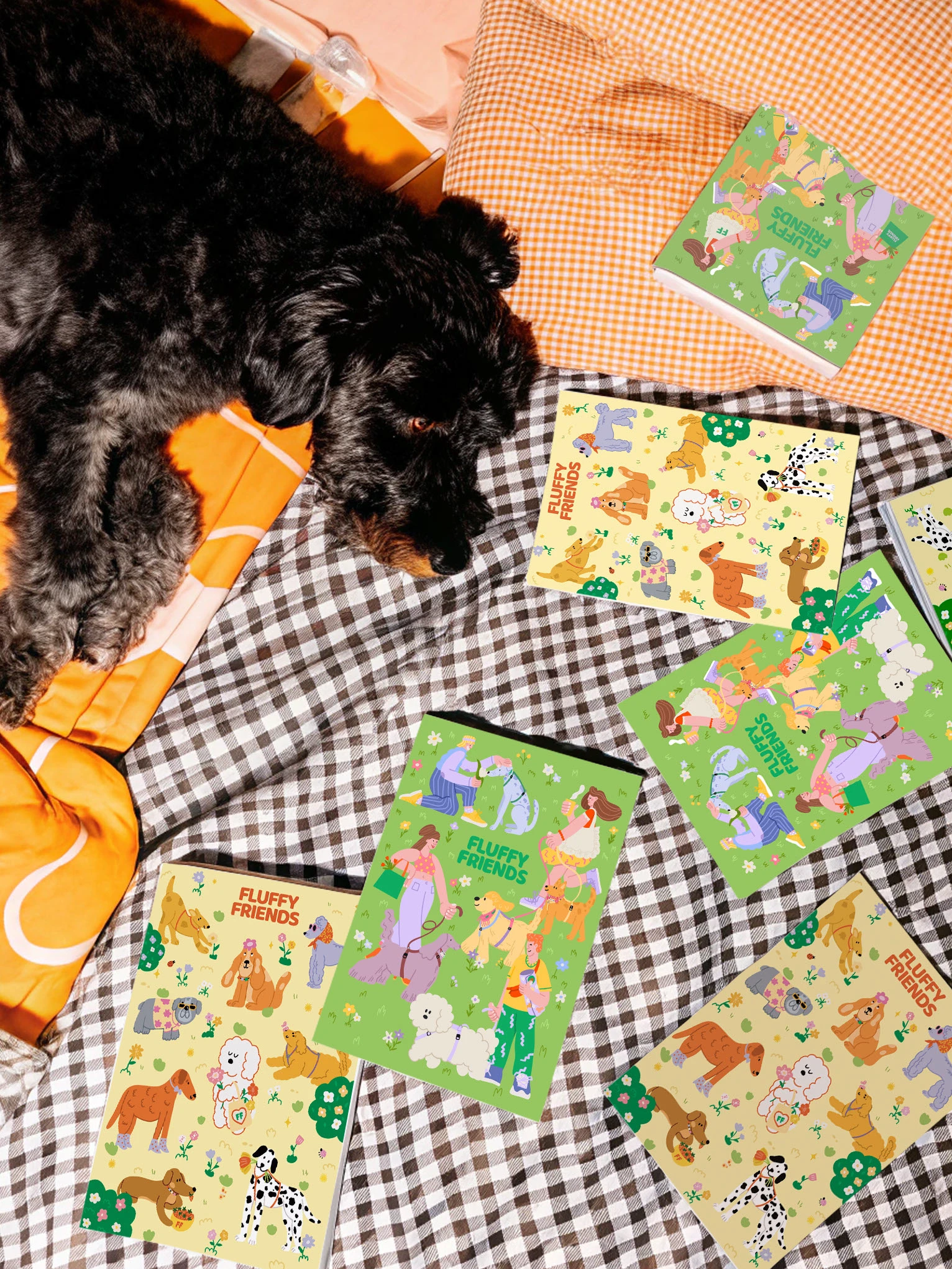 Открытки для FLUFFY FRIENDS — Изображение №1 — Брендинг, Иллюстрация на Dprofile