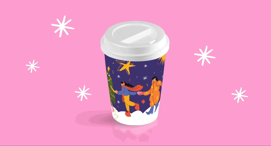 New Year Cups Design — Изображение №4 — Иллюстрация на Dprofile