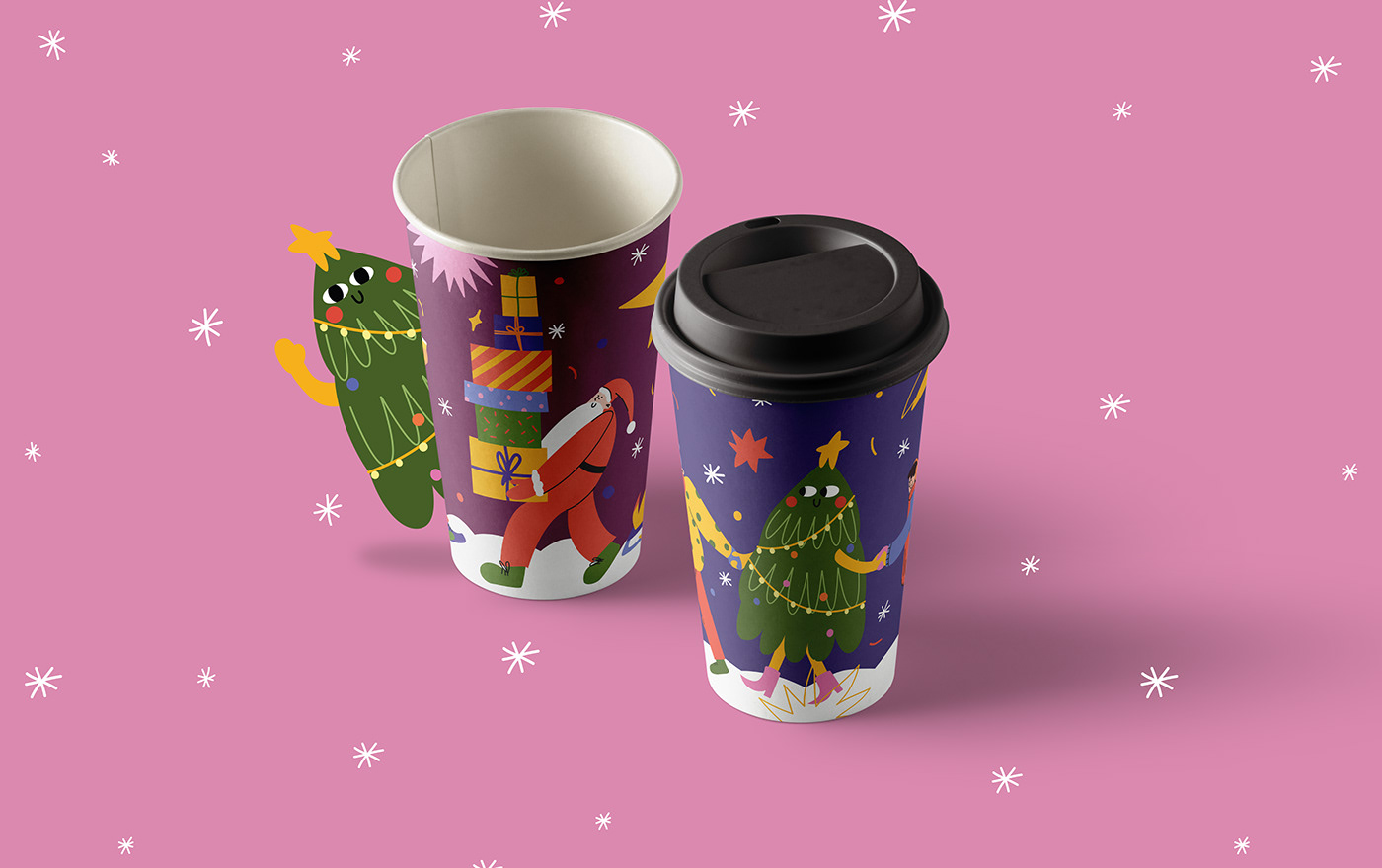 New Year Cups Design — Изображение №3 — Иллюстрация на Dprofile