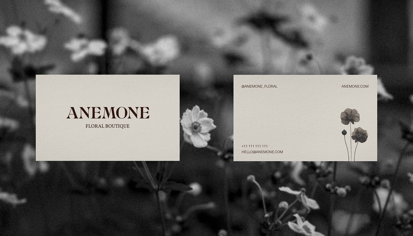 Anemone / Floral Boutique / Brand Identity — Изображение №11 — Брендинг на Dprofile