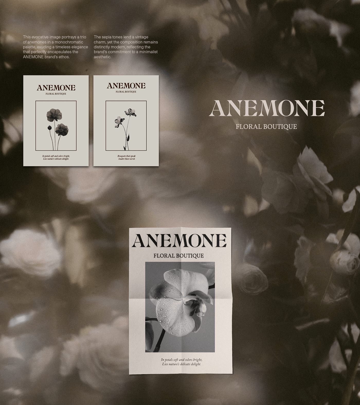 Anemone / Floral Boutique / Brand Identity — Изображение №4 — Брендинг на Dprofile