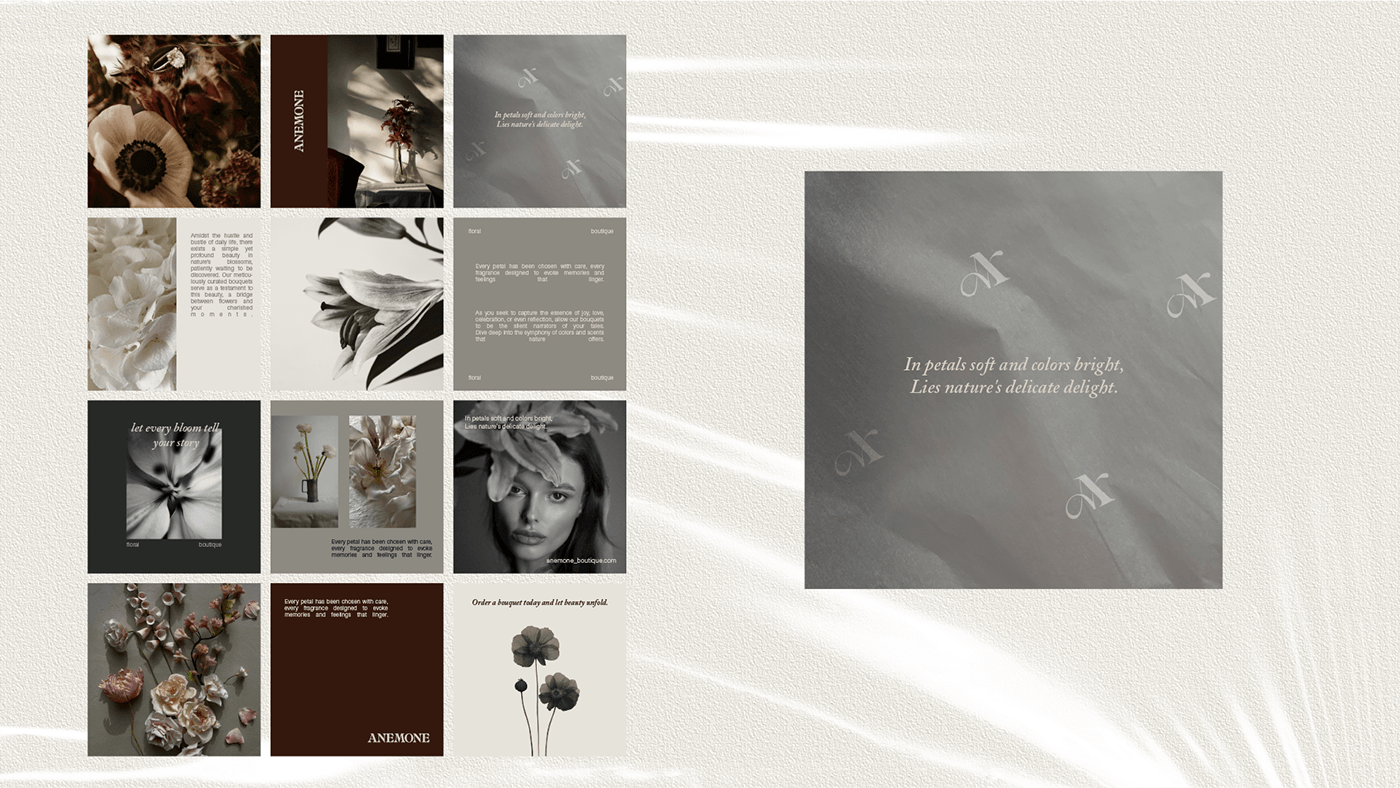 Anemone / Floral Boutique / Brand Identity — Изображение №22 — Брендинг на Dprofile