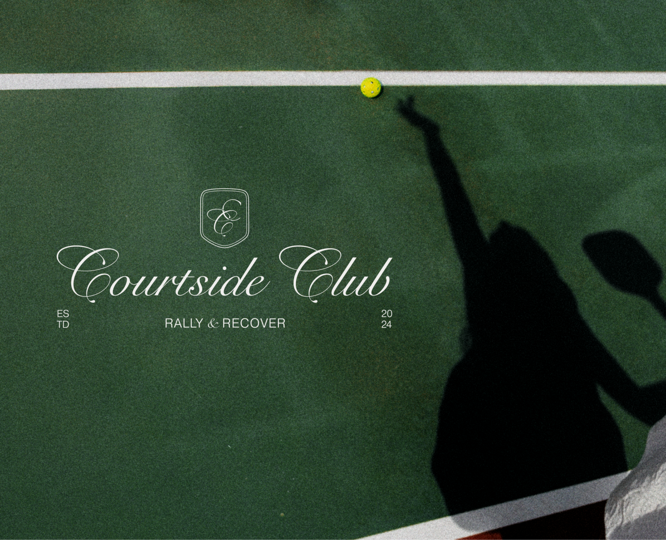 Pickleball Club / Courtside Club / Wellness — Брендинг на Dprofile