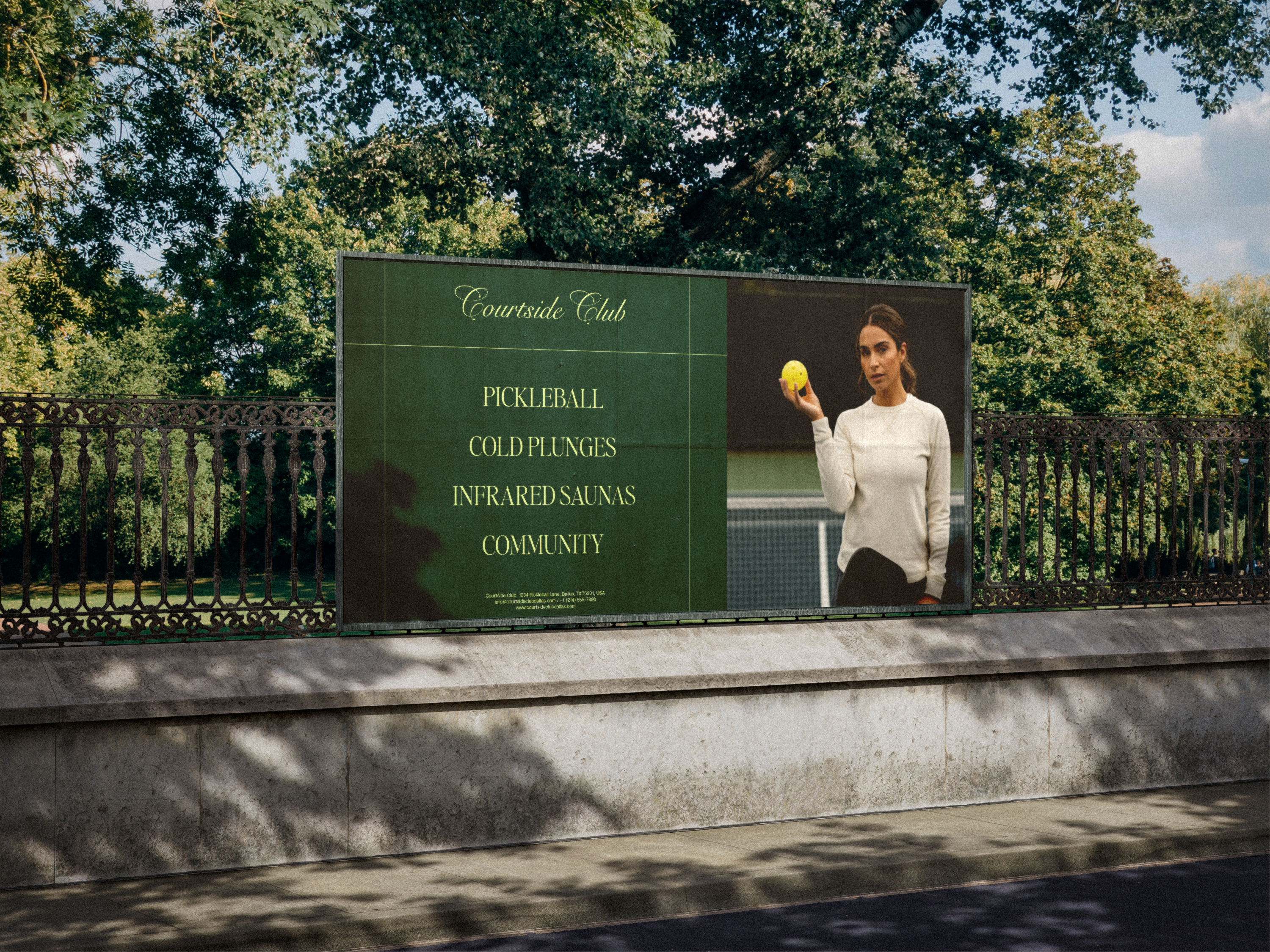 Pickleball Club / Courtside Club / Wellness — Изображение №4 — Брендинг на Dprofile