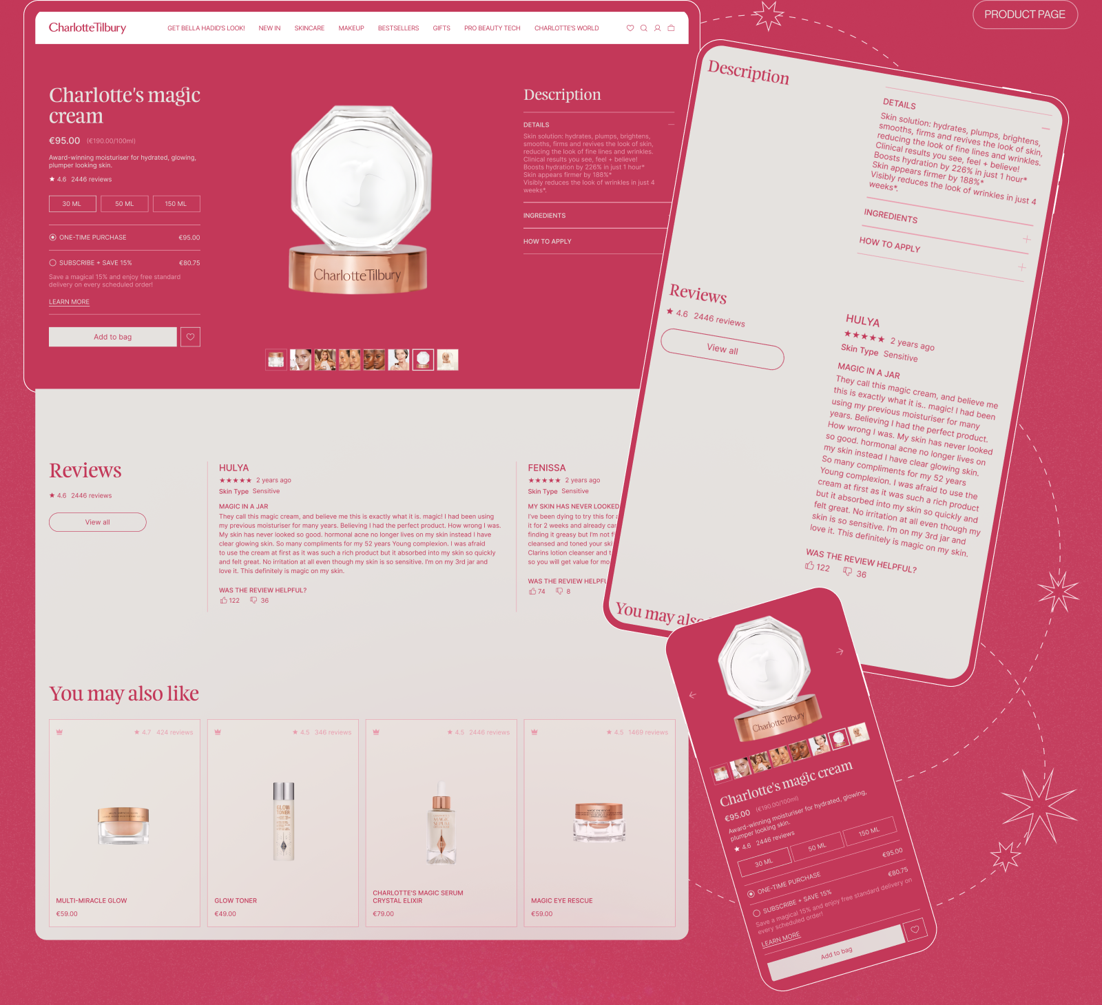 Charlotte Tilbury | E-commerce — Изображение №9 — Интерфейсы, Брендинг на Dprofile