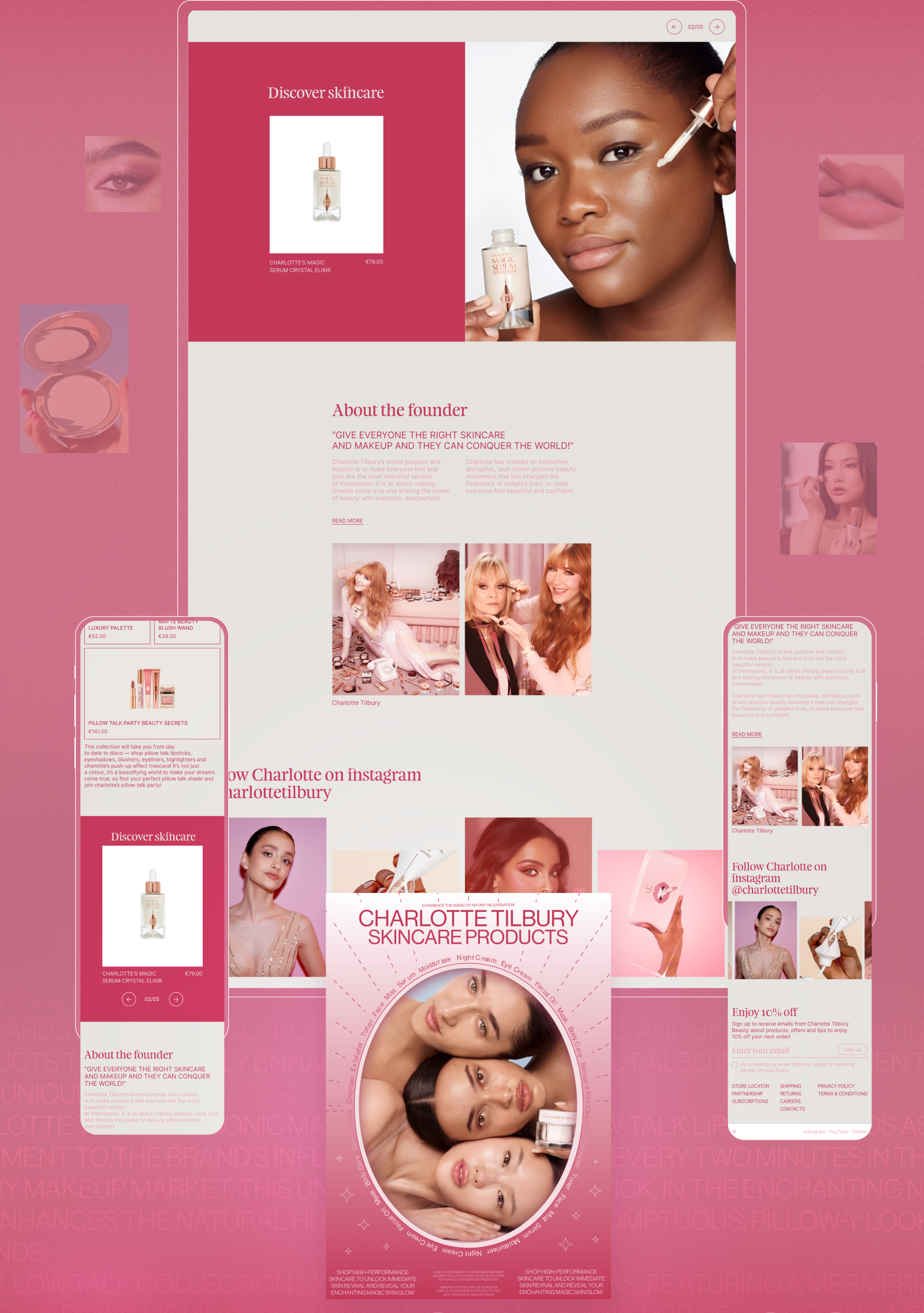 Charlotte Tilbury | E-commerce — Изображение №5 — Интерфейсы, Брендинг на Dprofile