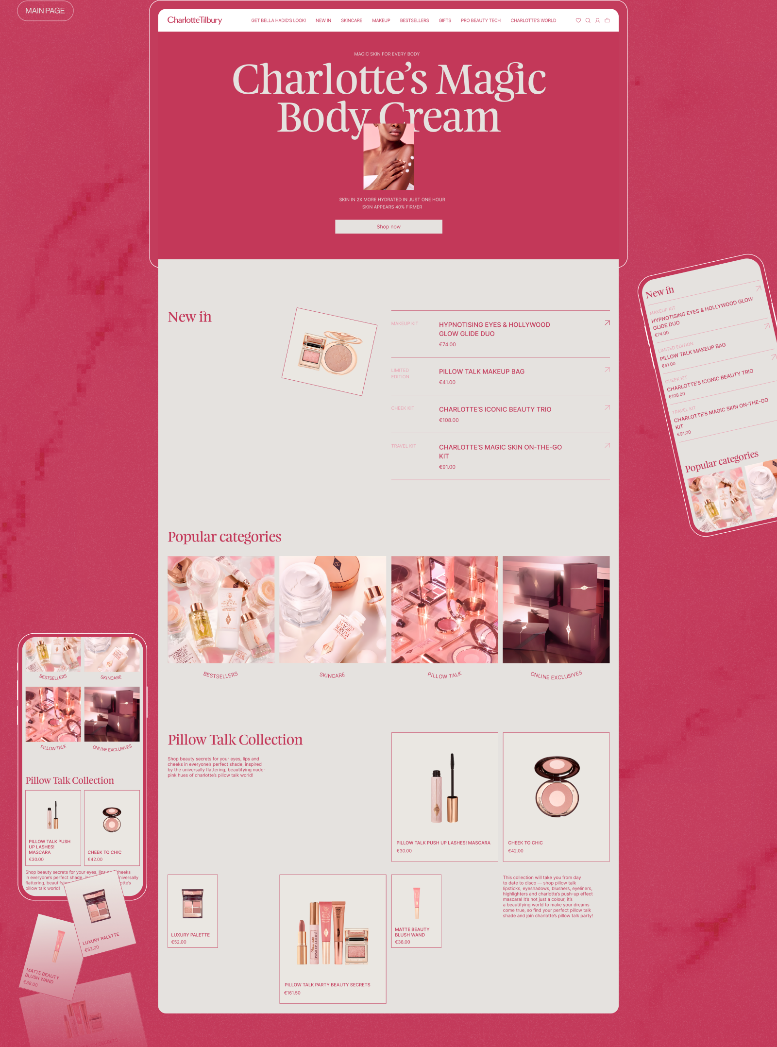 Charlotte Tilbury | E-commerce — Изображение №3 — Интерфейсы, Брендинг на Dprofile