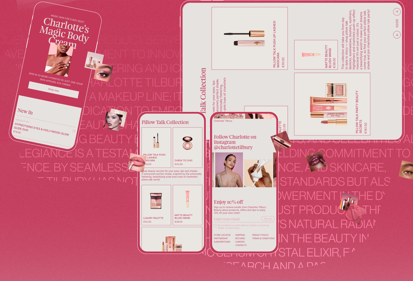 Charlotte Tilbury | E-commerce — Изображение №4 — Интерфейсы, Брендинг на Dprofile