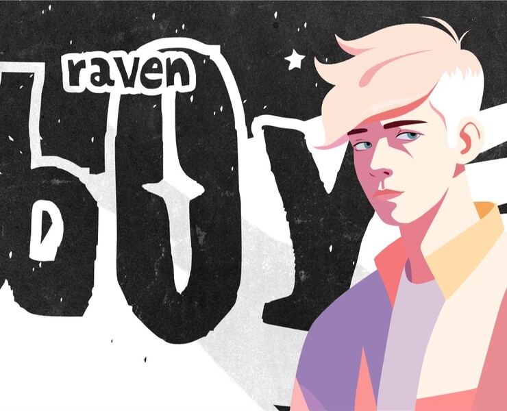 Обложка книги | Raven boy — Иллюстрация, Графика на Dprofile