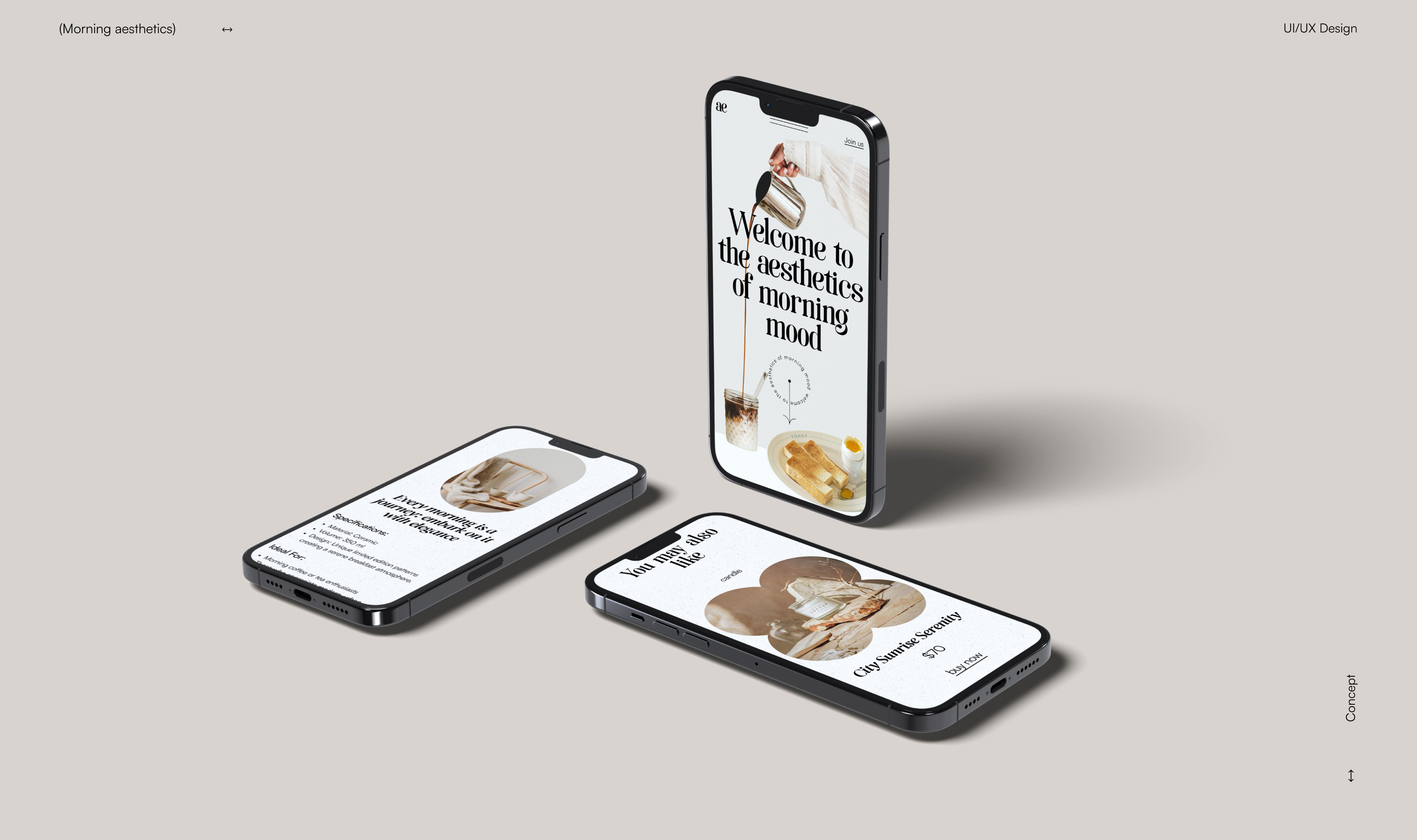 Morning aesthetics website UX/UI DESIGN — Изображение №20 — Интерфейсы, Анимация на Dprofile