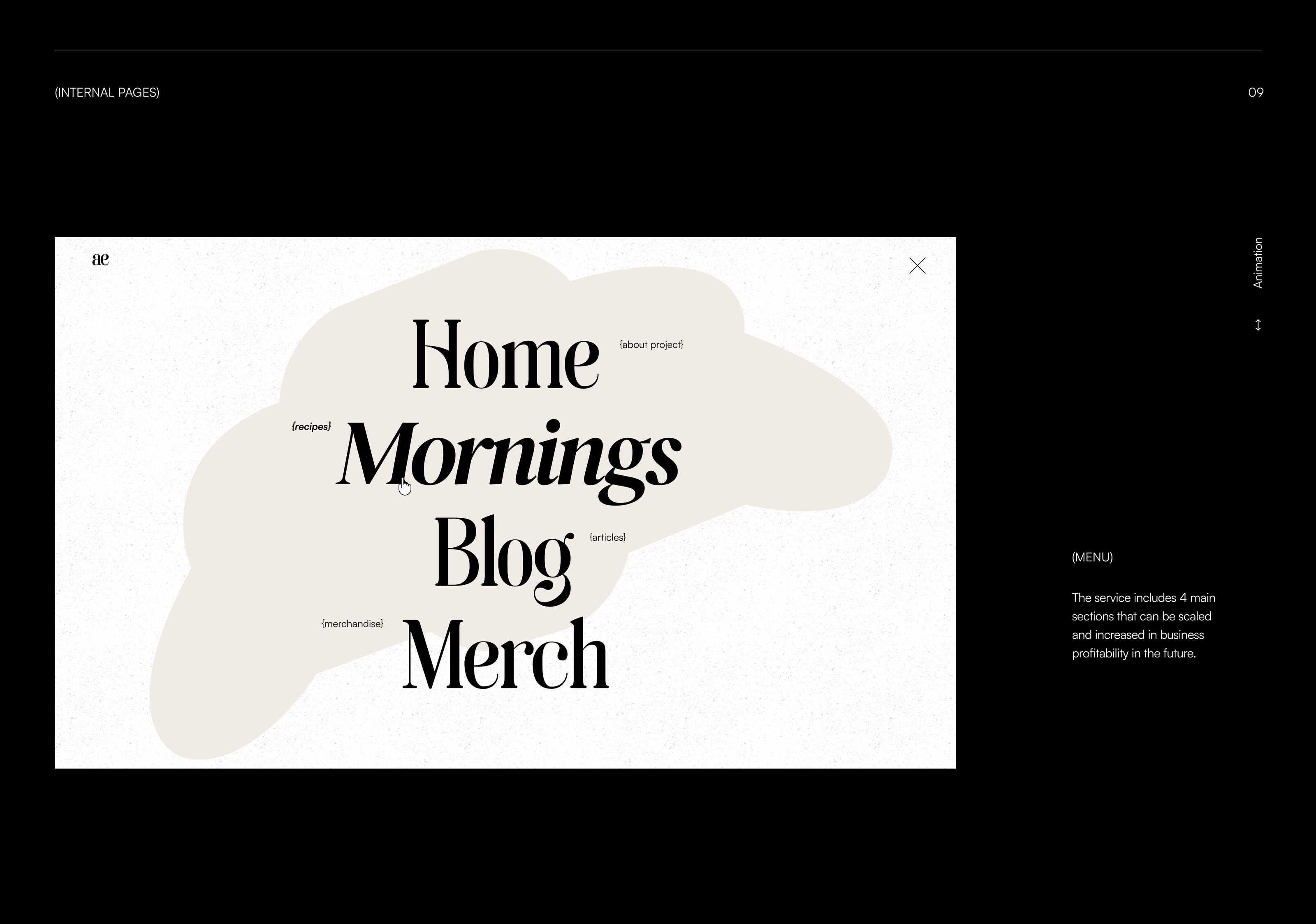 Morning aesthetics website UX/UI DESIGN — Изображение №13 — Интерфейсы, Анимация на Dprofile