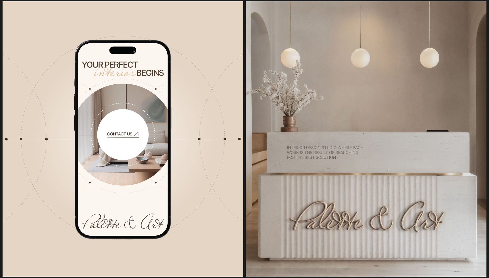 Pallete & Art: Interior design studio — Изображение №11 — Интерфейсы на Dprofile