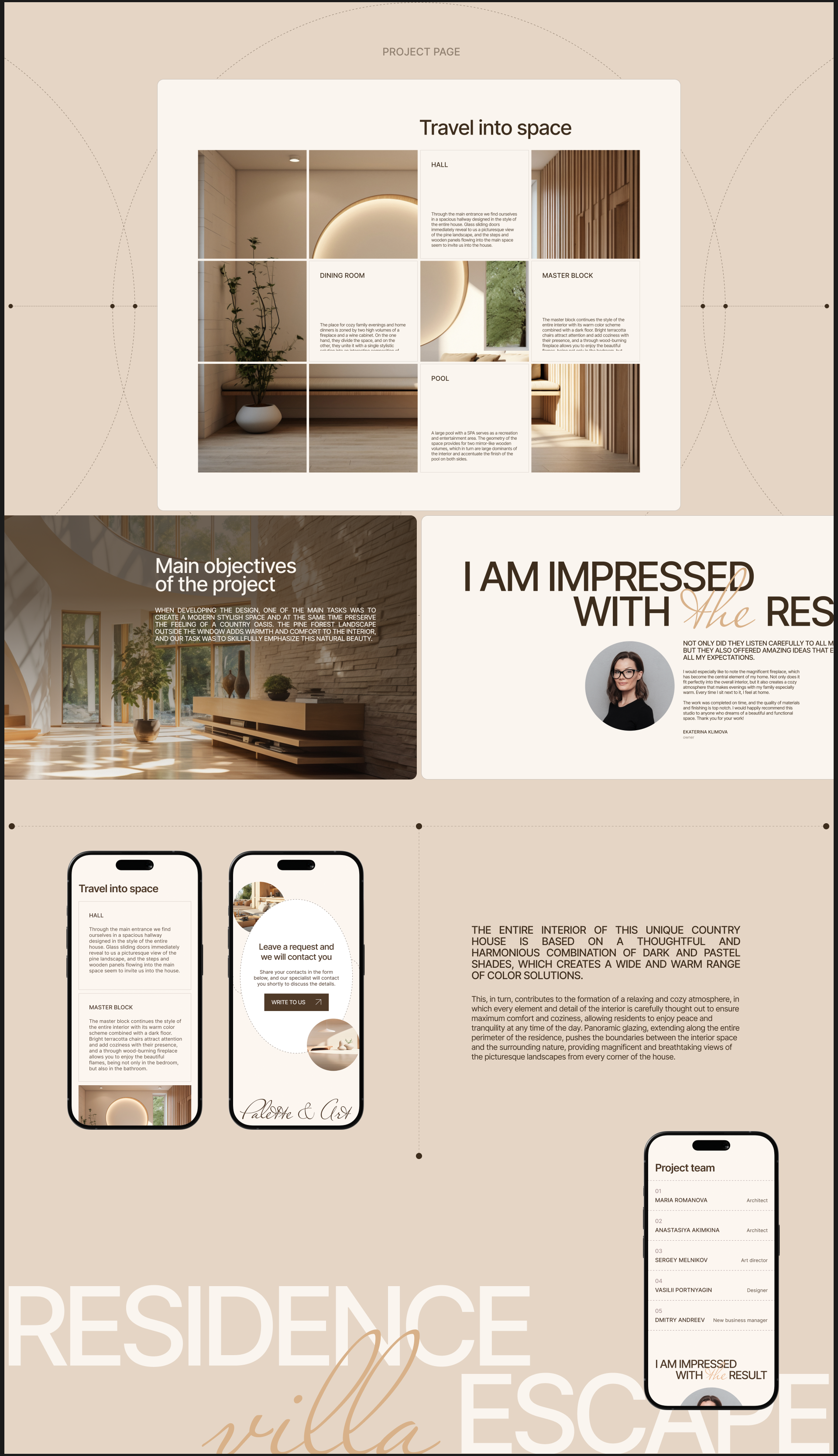 Pallete & Art: Interior design studio — Изображение №8 — Интерфейсы на Dprofile
