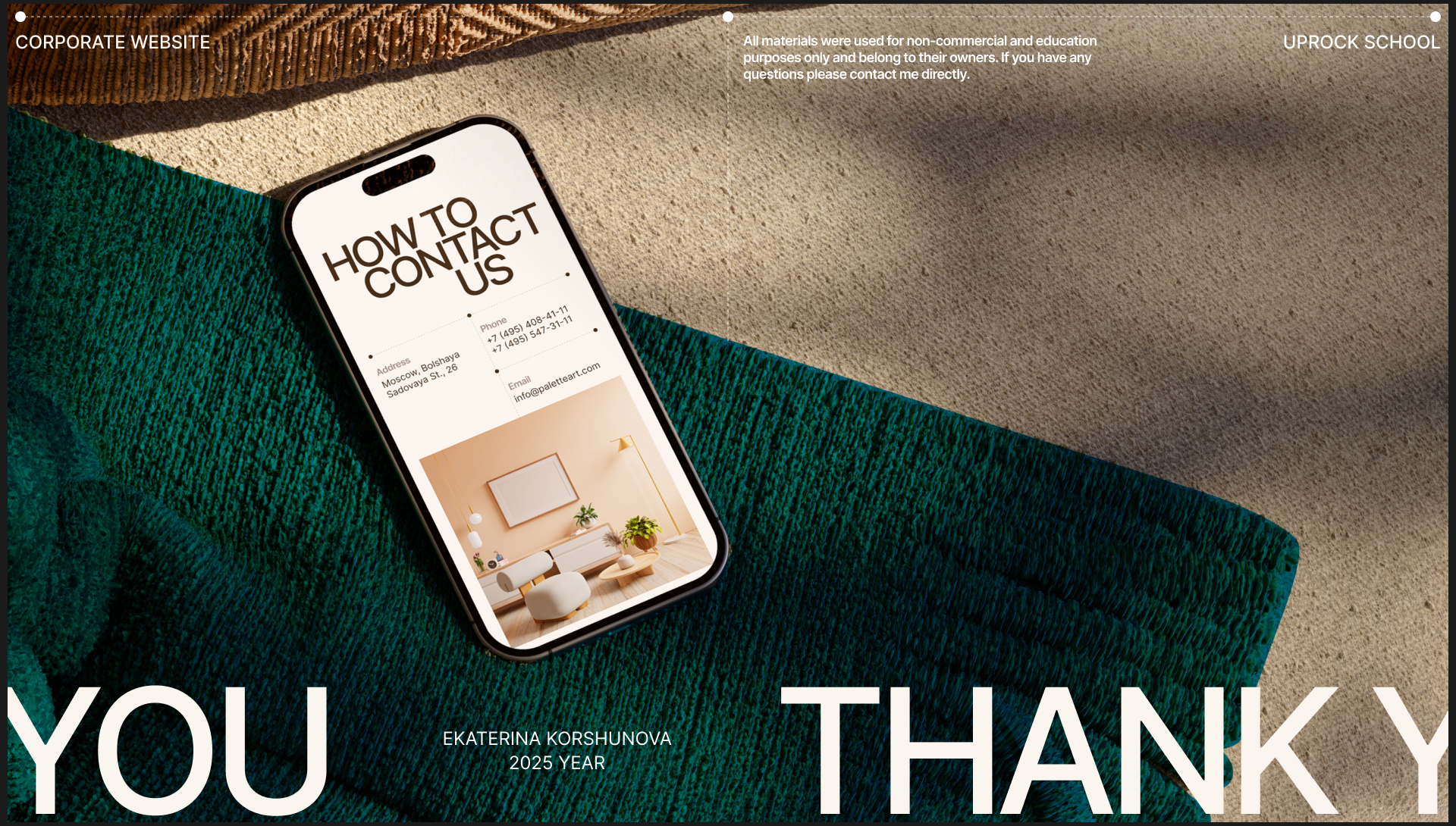 Pallete & Art: Interior design studio — Изображение №12 — Интерфейсы на Dprofile