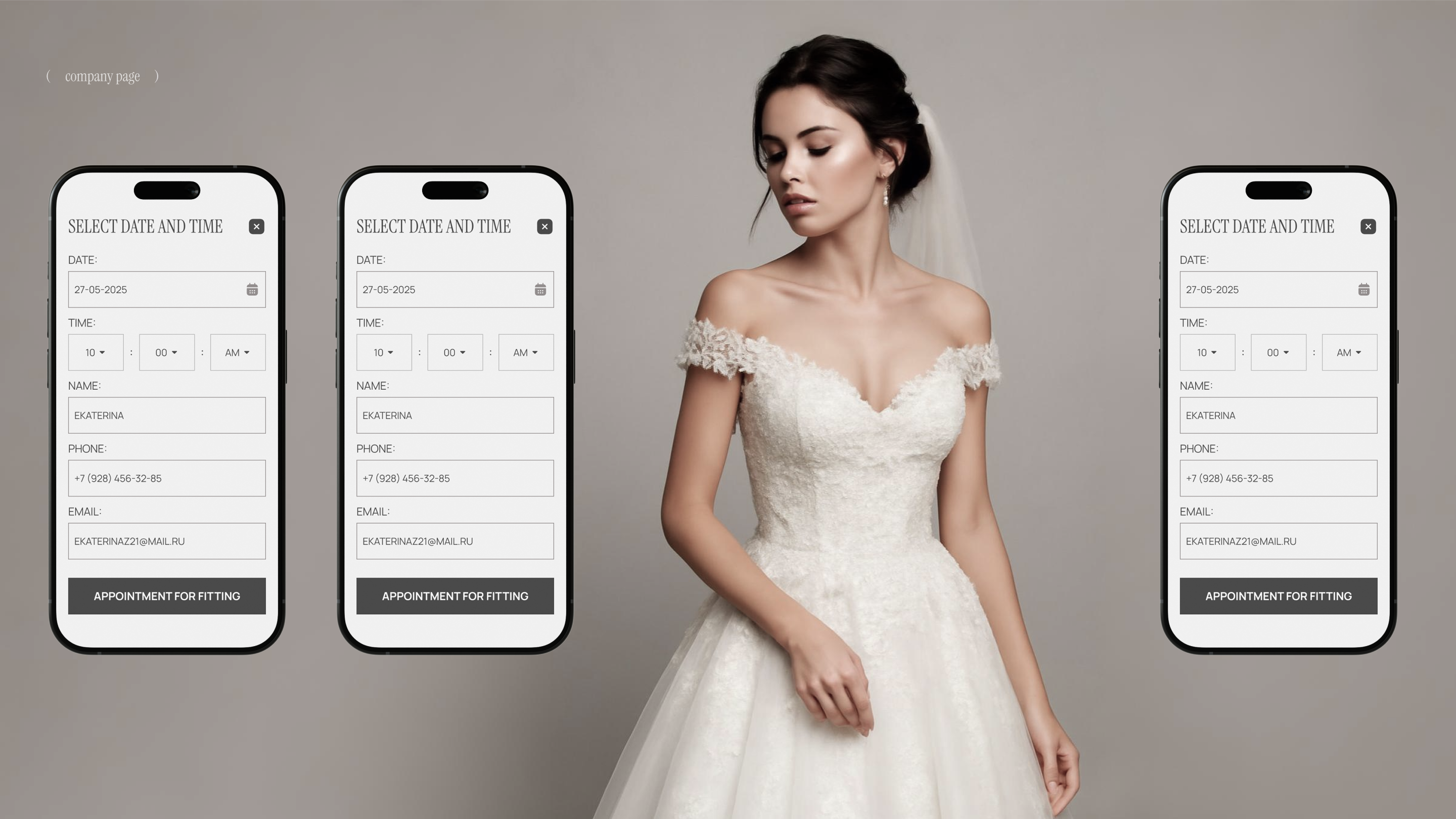Dreamy Dress: интернет-магазин свадебных платьев — Изображение №14 — Интерфейсы на Dprofile