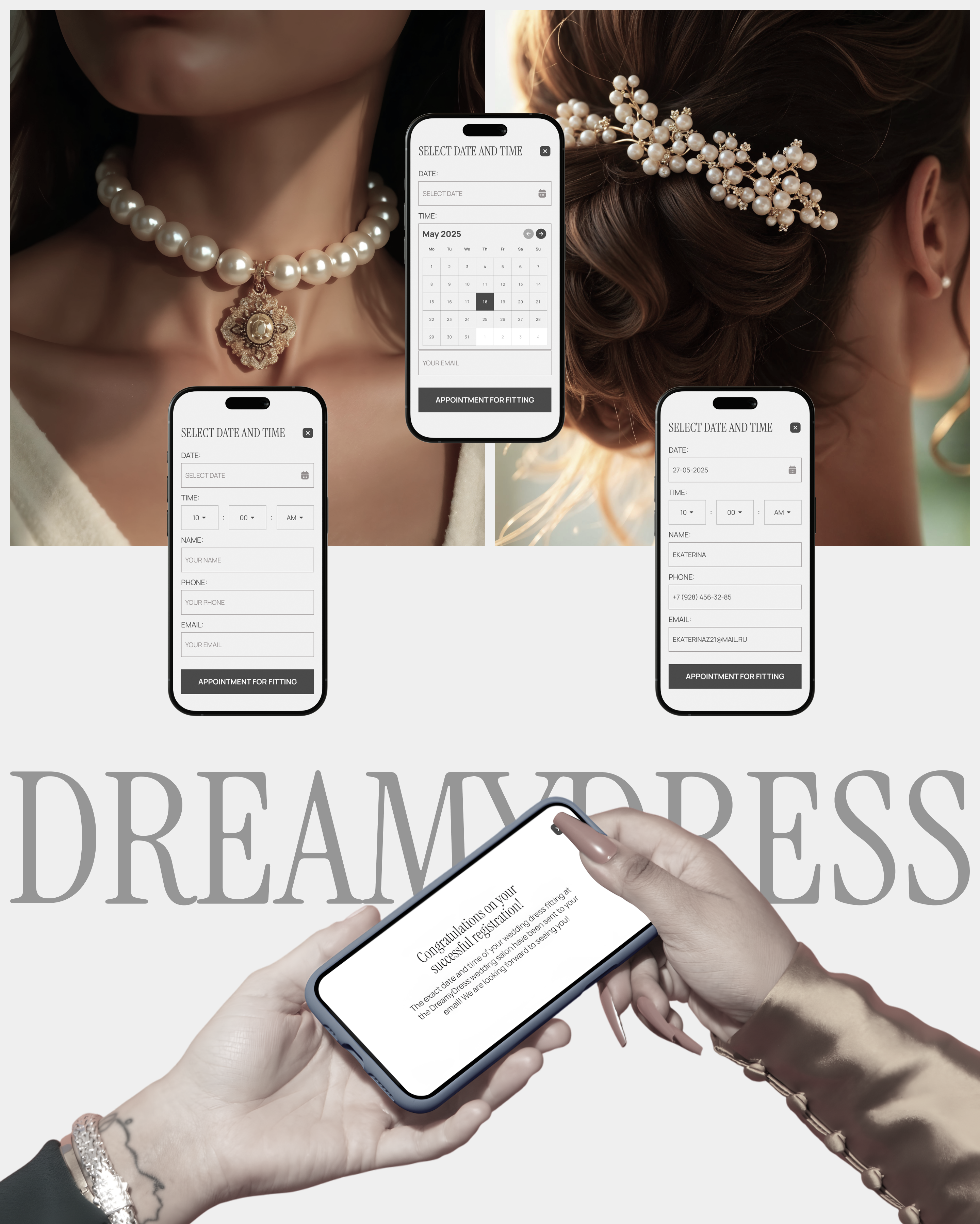 Dreamy Dress: интернет-магазин свадебных платьев — Изображение №12 — Интерфейсы на Dprofile