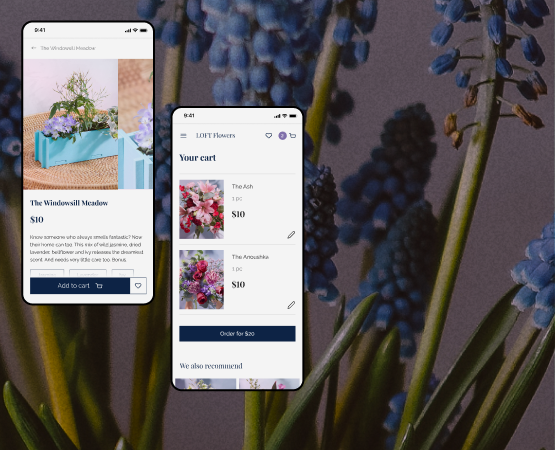 LOFT Flowers - Website Redesign Concept — Интерфейсы на Dprofile