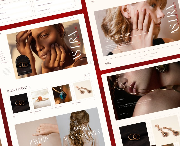 Astra Jewelry - Online Shop — Интерфейсы на Dprofile