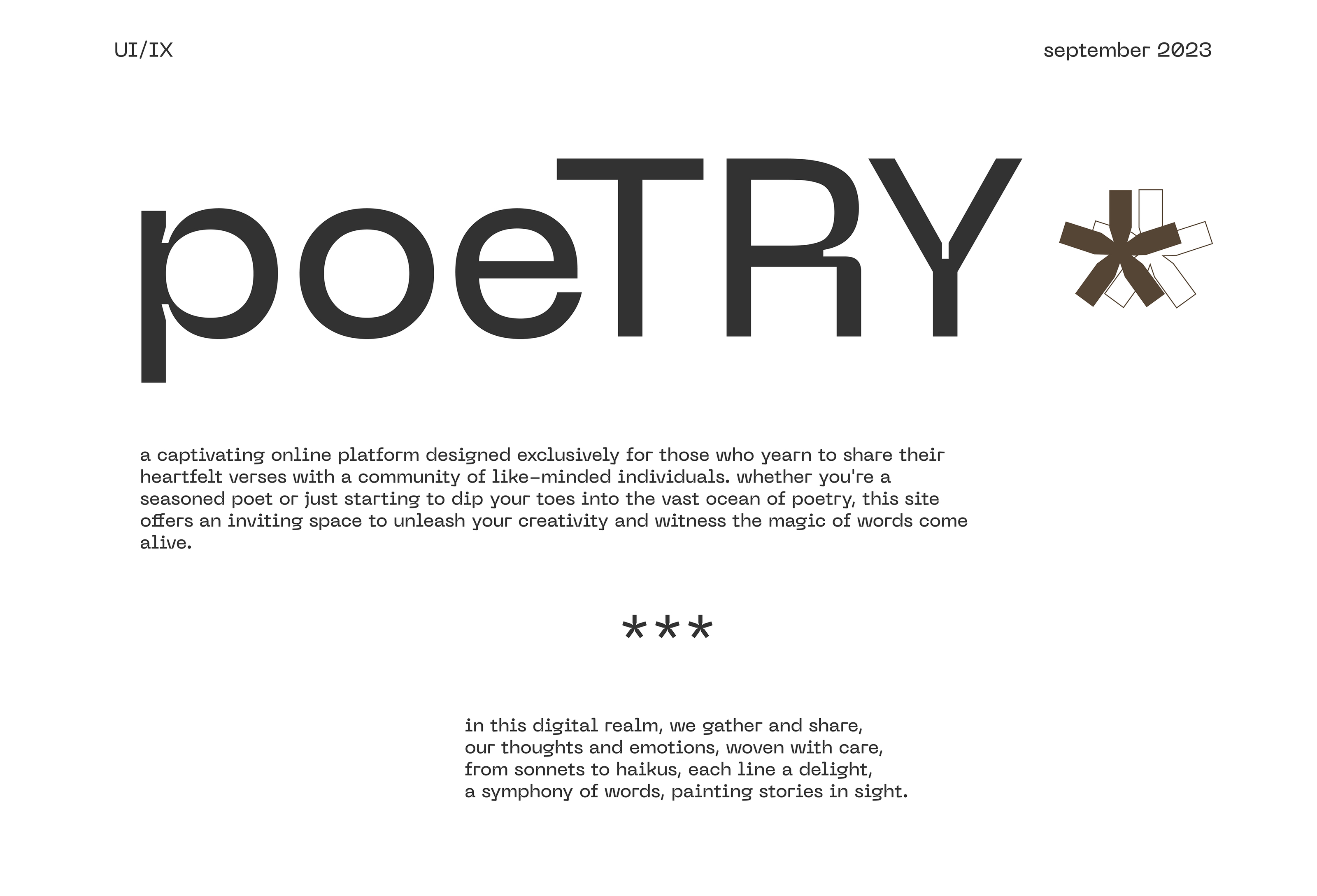 poeTRY — Изображение №1 — Интерфейсы на Dprofile