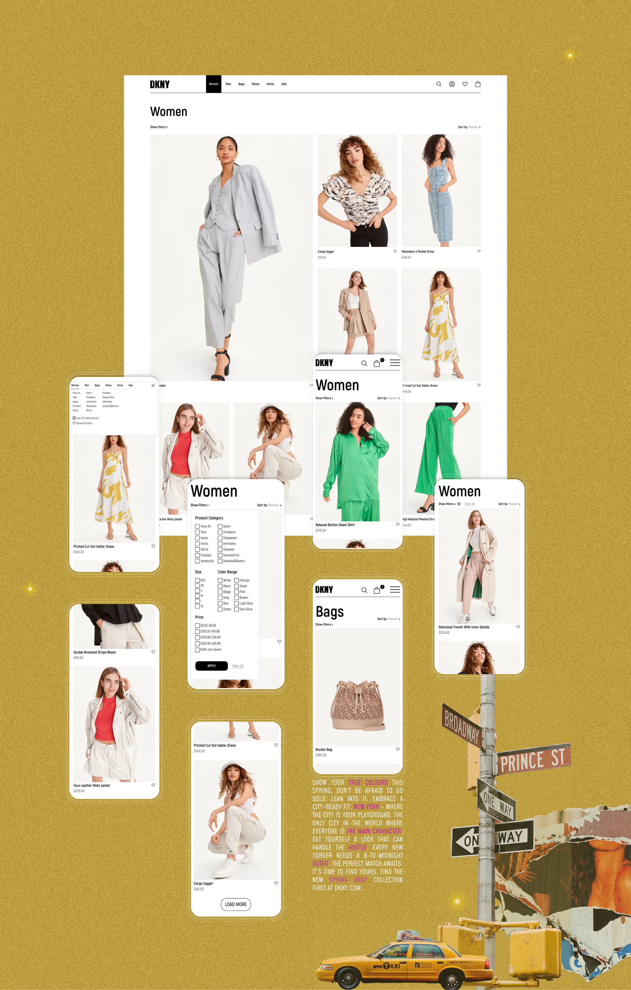 DKNY | E-commerce Redesign — Изображение №3 — Интерфейсы на Dprofile