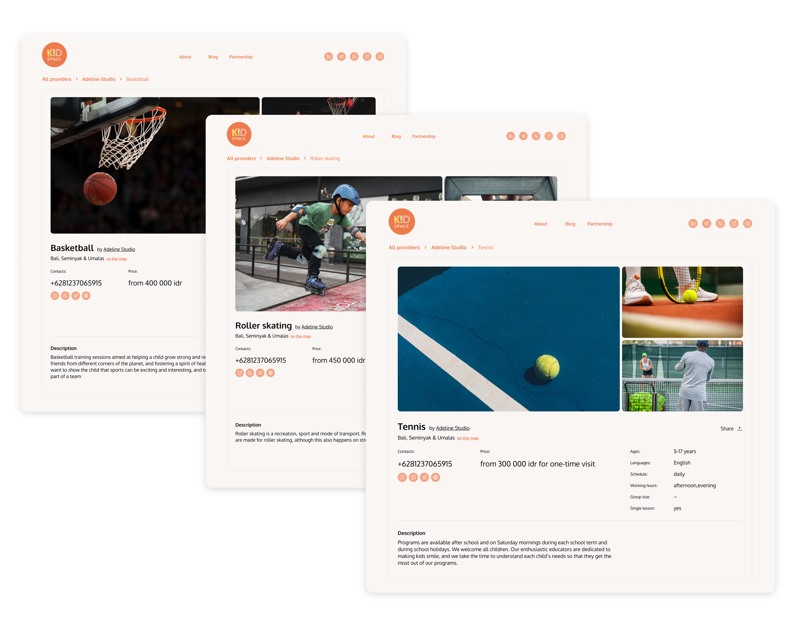 KidSpace – kid's activities and education in one place — Изображение №7 — Интерфейсы, Брендинг на Dprofile