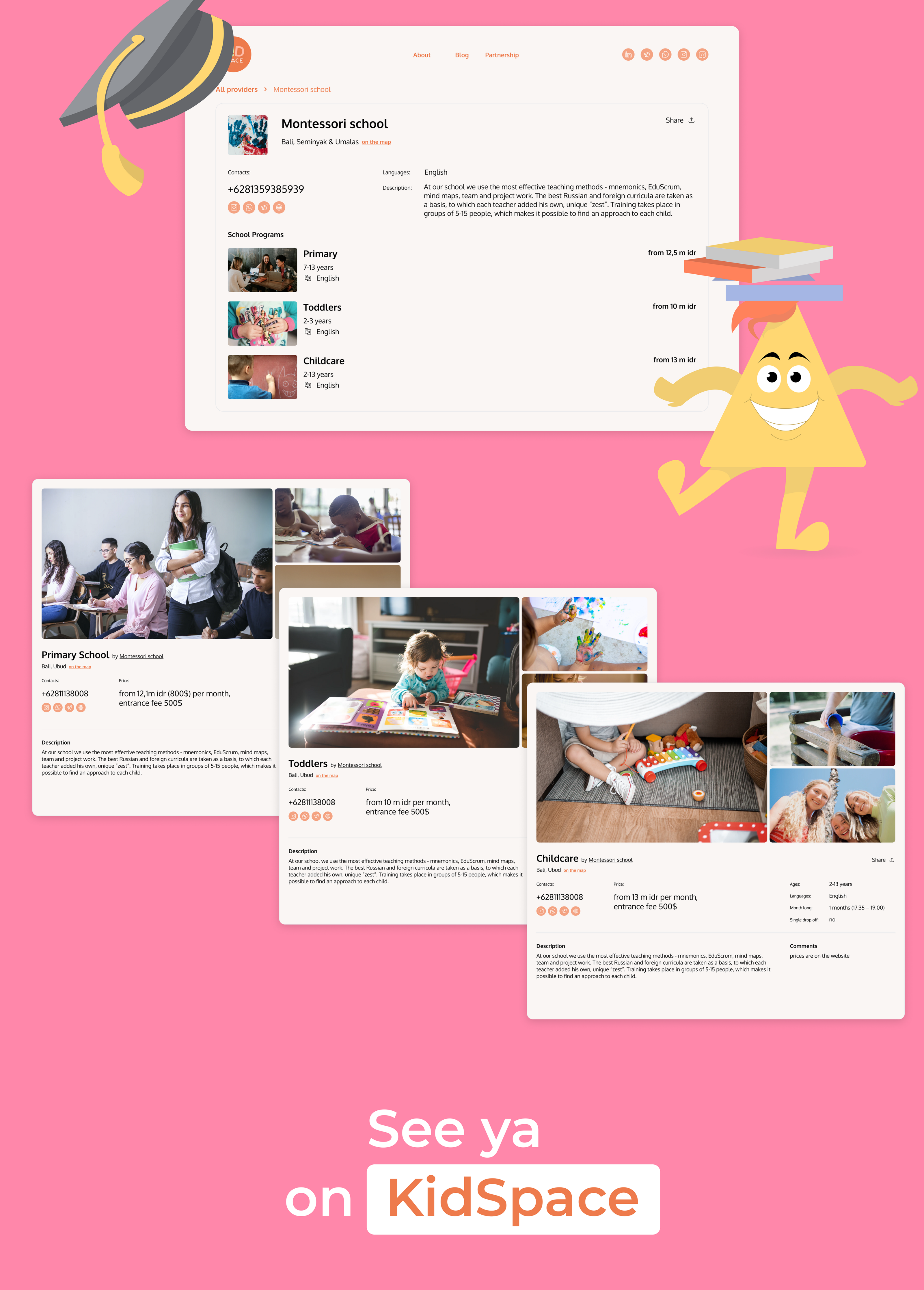 KidSpace – kid's activities and education in one place — Изображение №11 — Интерфейсы, Брендинг на Dprofile