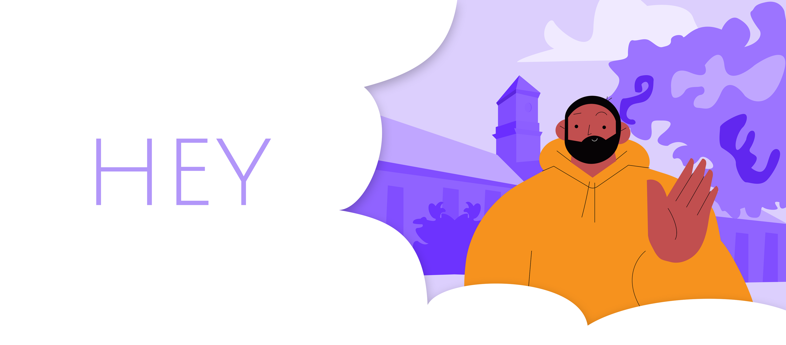 HEY - сервис для бесконтактных чаевых — Изображение №1 — Интерфейсы, Брендинг на Dprofile