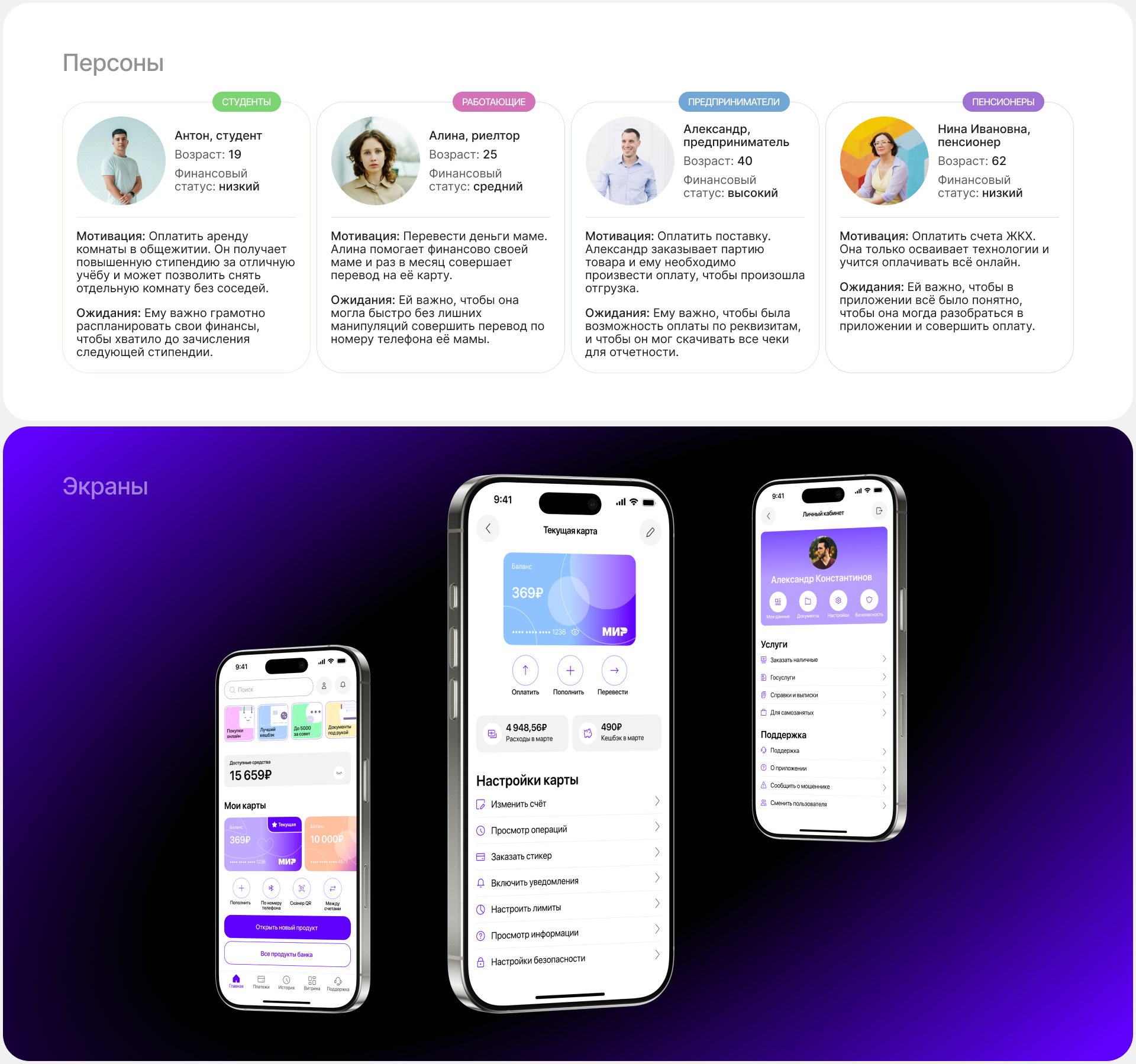 Online banking | MOBILE APP — Изображение №3 — Интерфейсы на Dprofile