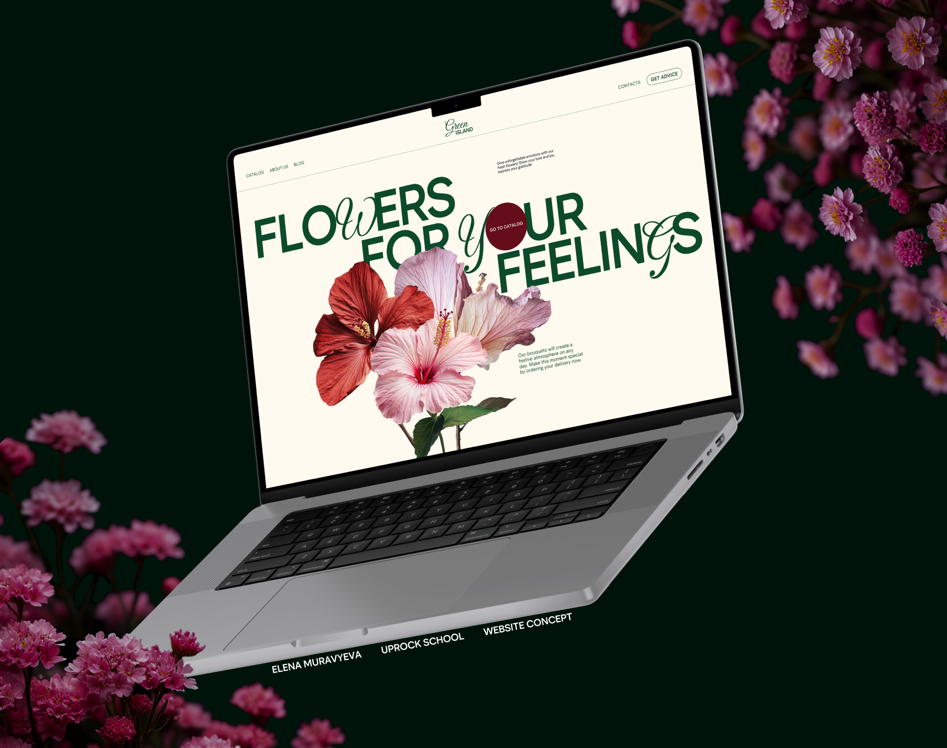Flower shop | WEBSITE — Изображение №1 — Интерфейсы, Брендинг на Dprofile