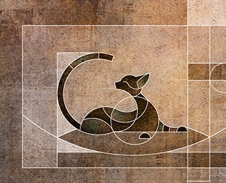 Geometric cats — Иллюстрация, Графика на Dprofile