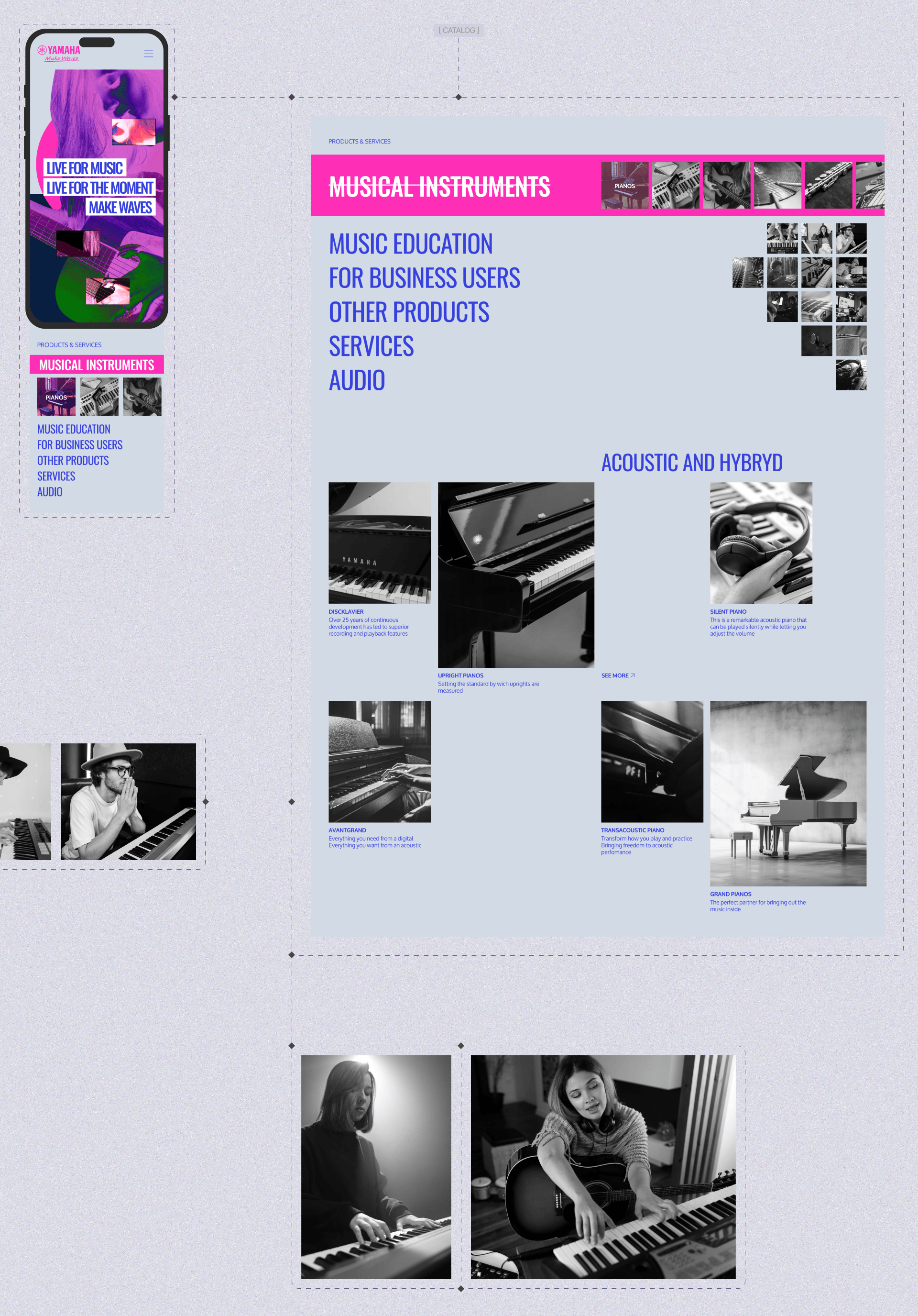 Yamaha | Corporate Website Design — Изображение №5 — Интерфейсы, Брендинг на Dprofile