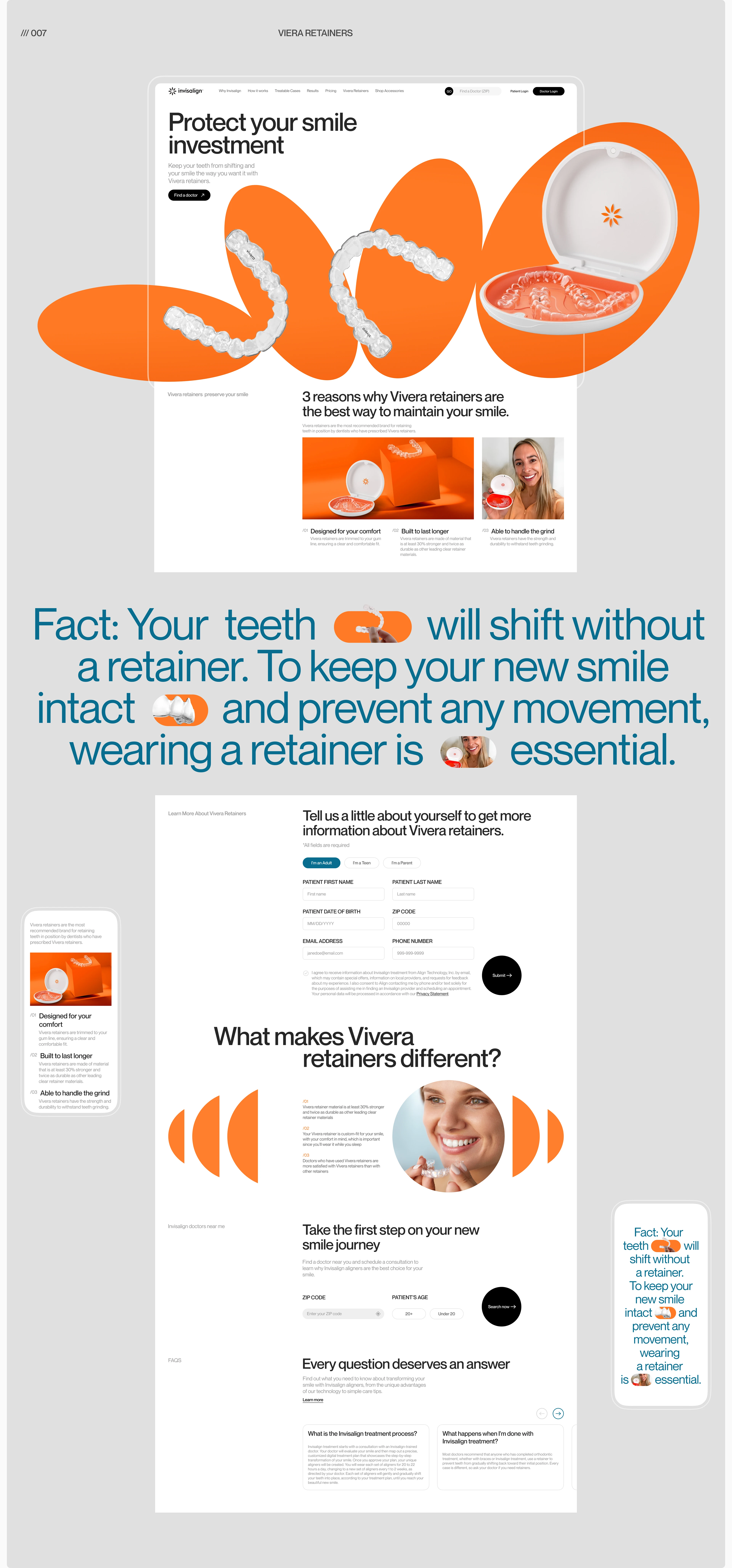 Invisalign | Corporate site | Website Redesign — Изображение №7 — Интерфейсы, Анимация на Dprofile