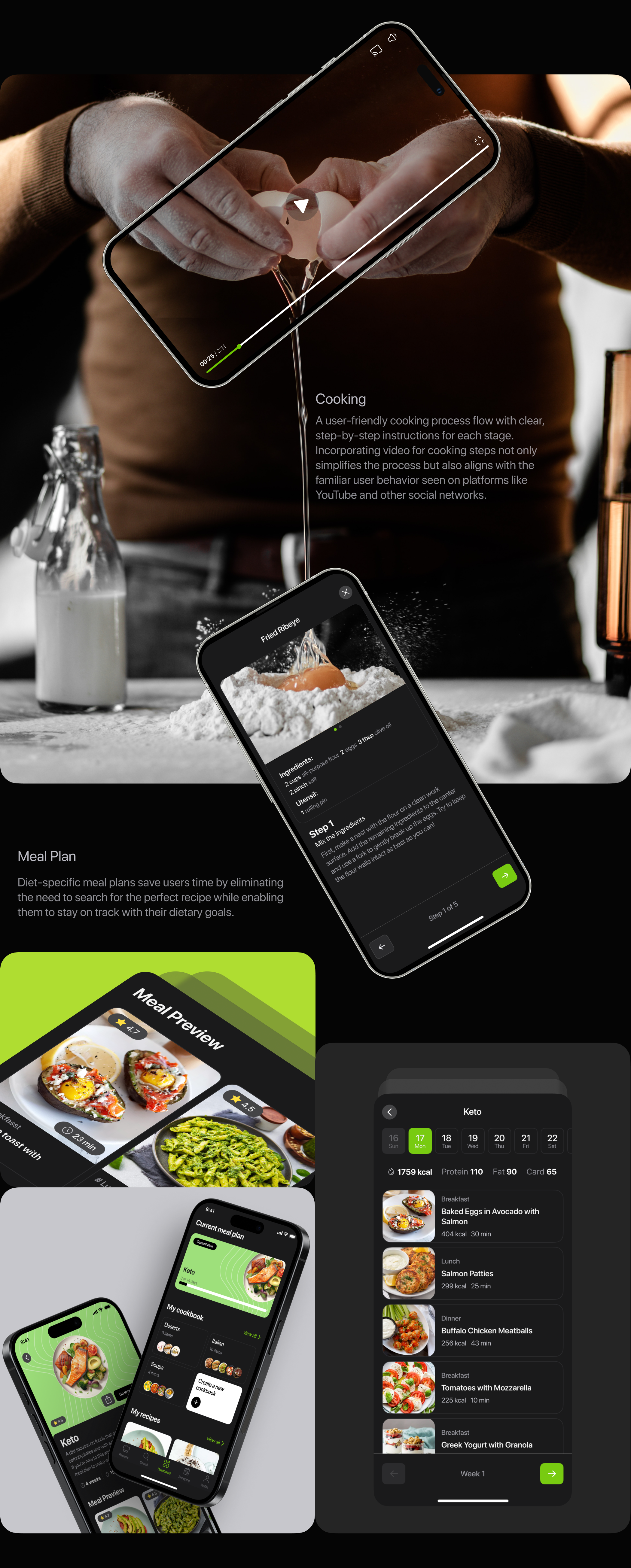 Master Meal | Recipe Mobile App — Изображение №7 — Интерфейсы на Dprofile