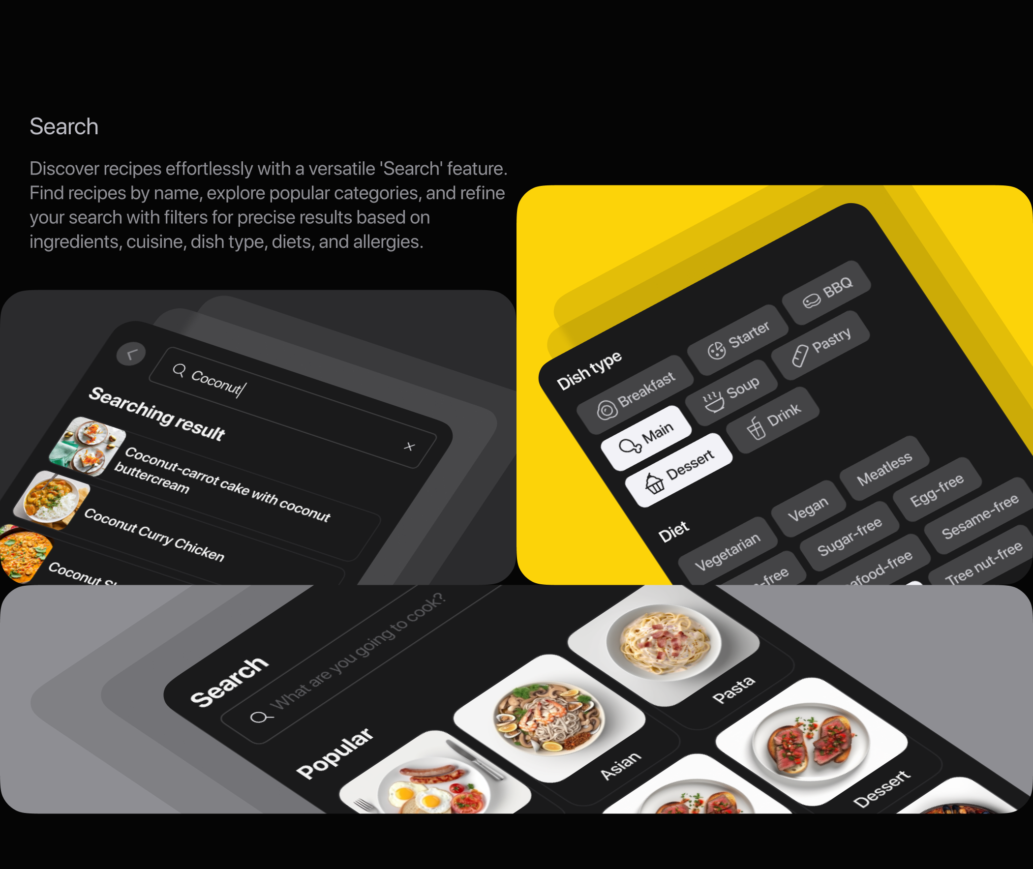 Master Meal | Recipe Mobile App — Изображение №10 — Интерфейсы на Dprofile