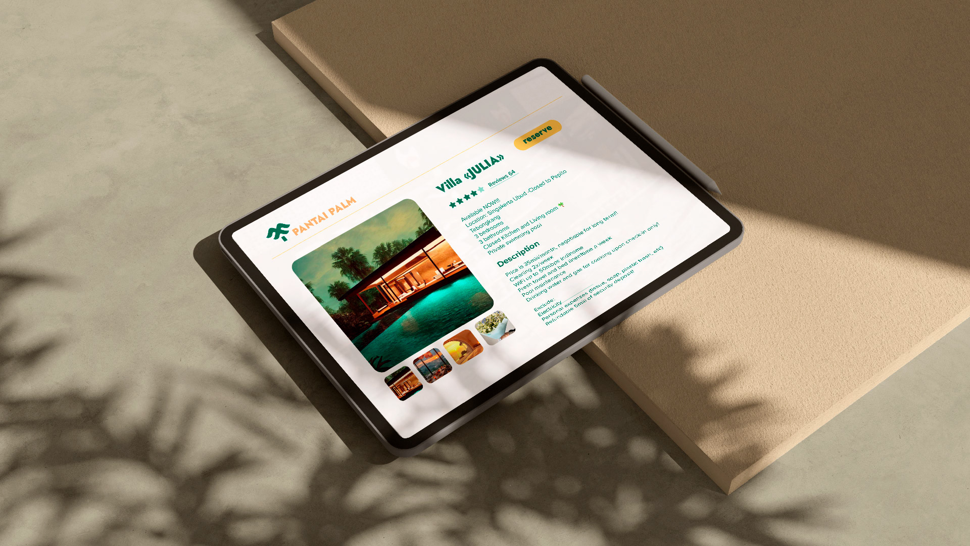 Pantai Palm: Brand Identity — Изображение №8 — Брендинг на Dprofile