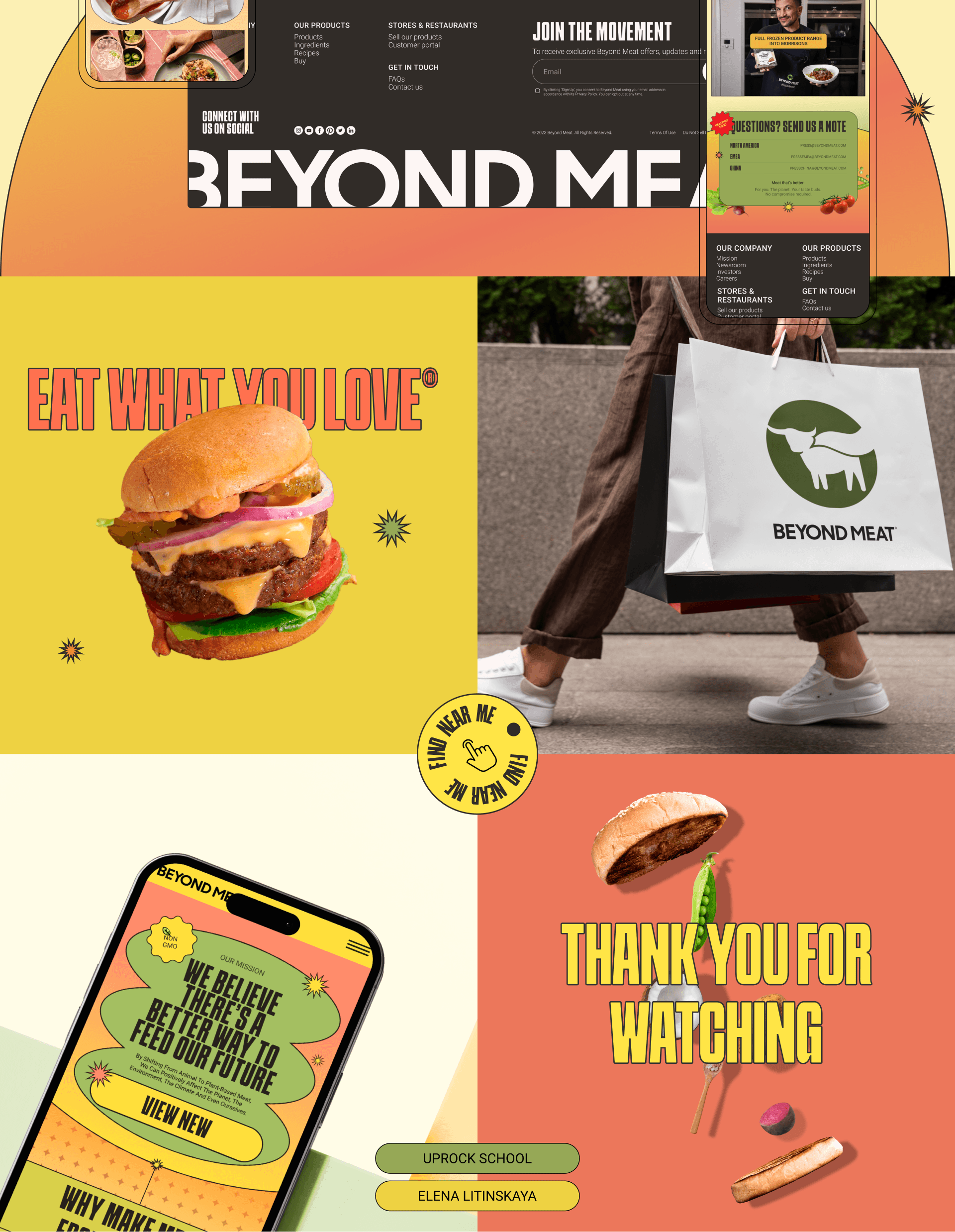 BEYOND MEAT | CORPORATE WEBSITE — Изображение №13 — Интерфейсы, Иллюстрация на Dprofile