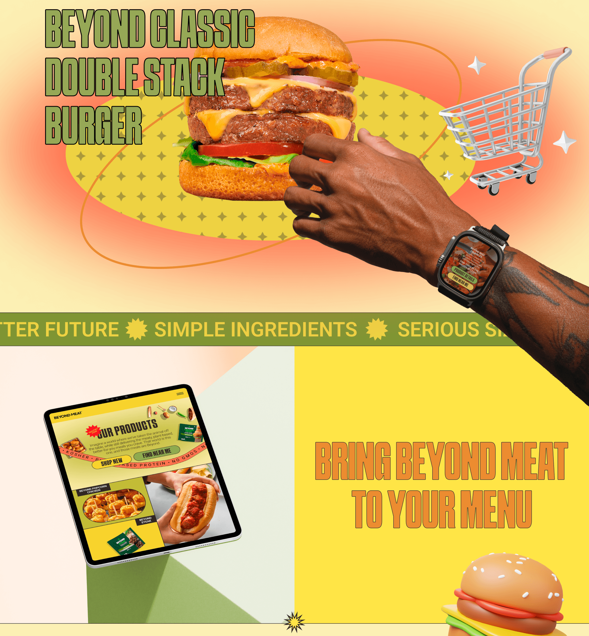 BEYOND MEAT | CORPORATE WEBSITE — Изображение №6 — Интерфейсы, Иллюстрация на Dprofile