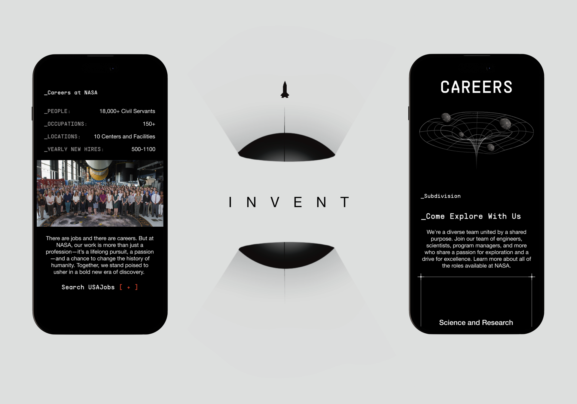 NASA | Corporate Website — Изображение №13 — Интерфейсы, Анимация на Dprofile