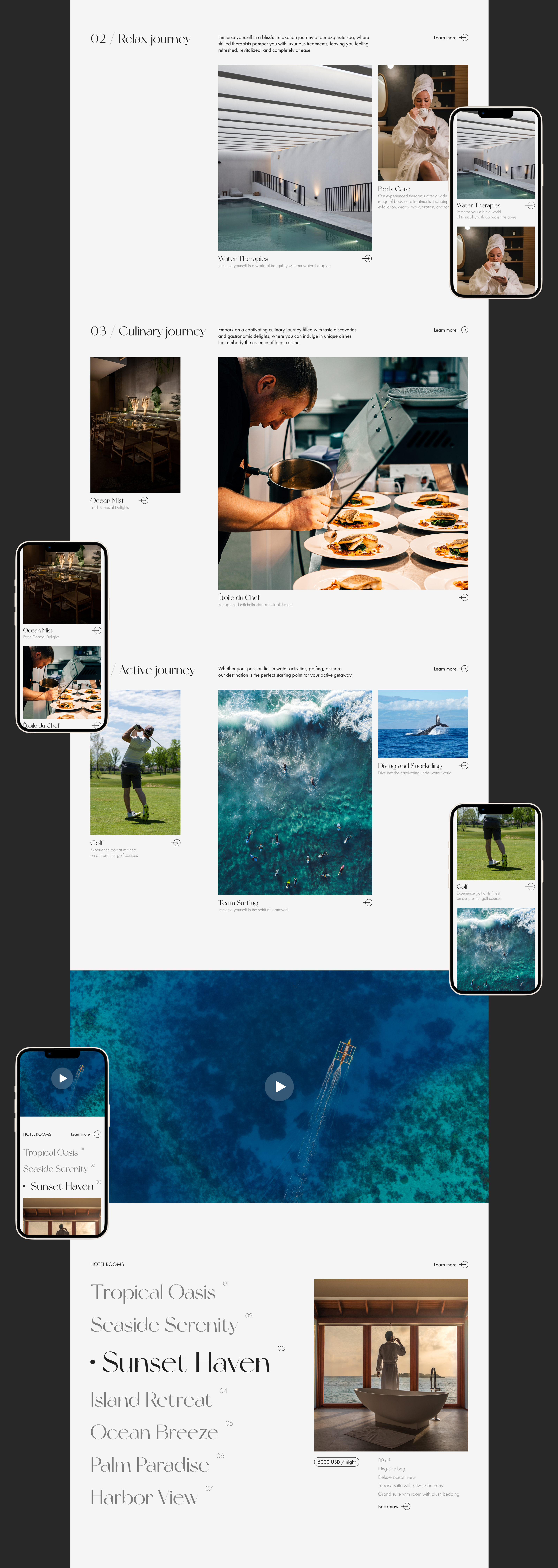 Website design Exotic Haven Hotel — Изображение №10 — Интерфейсы на Dprofile