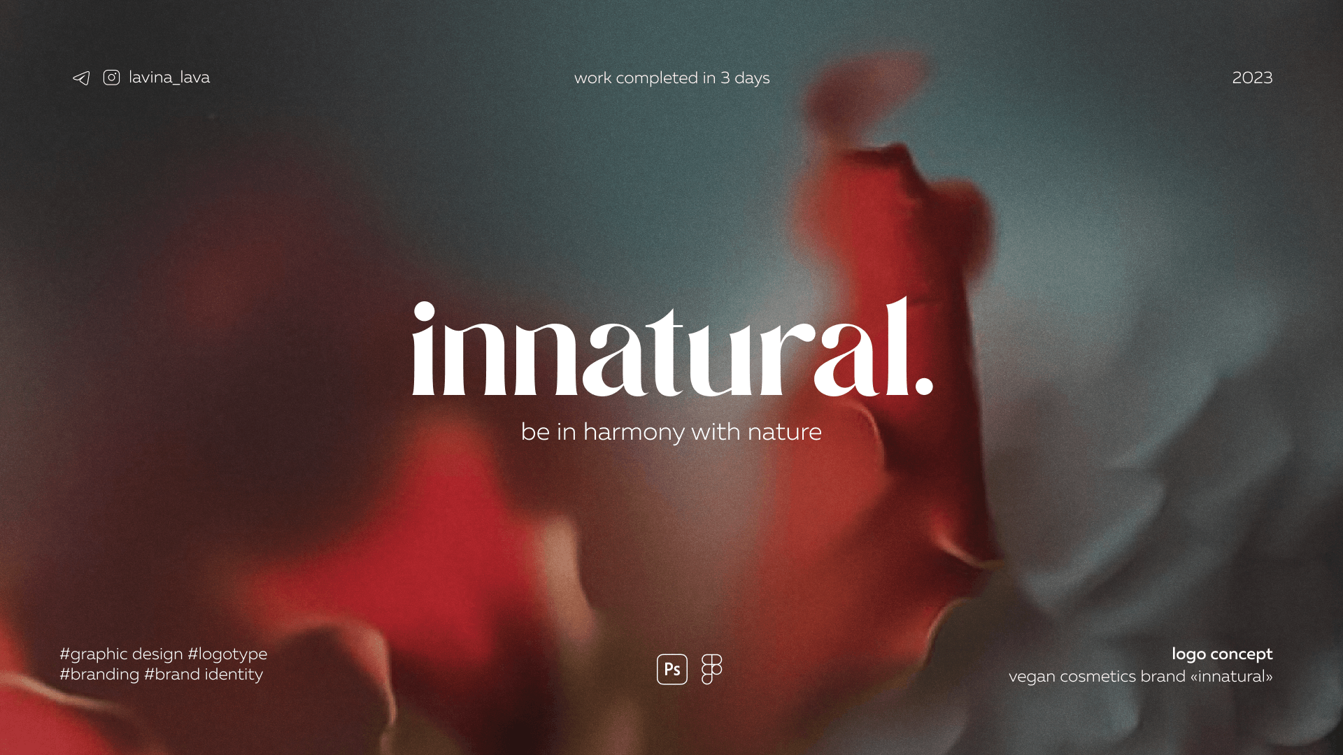 Logo vegan cosmetics brand «innatural» — Изображение №1 — Брендинг на Dprofile