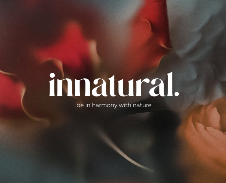 Logo vegan cosmetics brand «innatural» на Dprofile