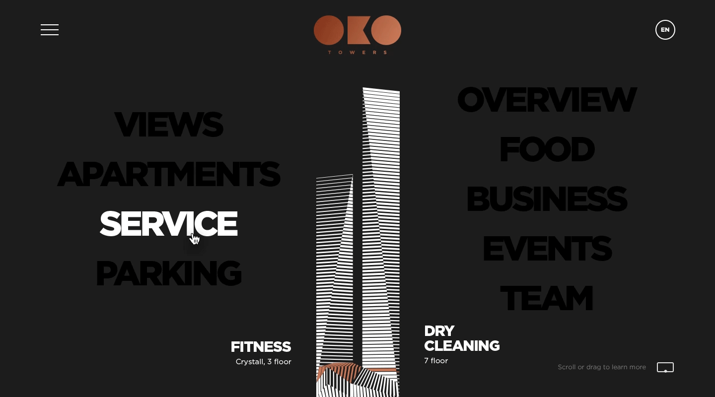 OKO Towers — Изображение №6 — Интерфейсы на Dprofile