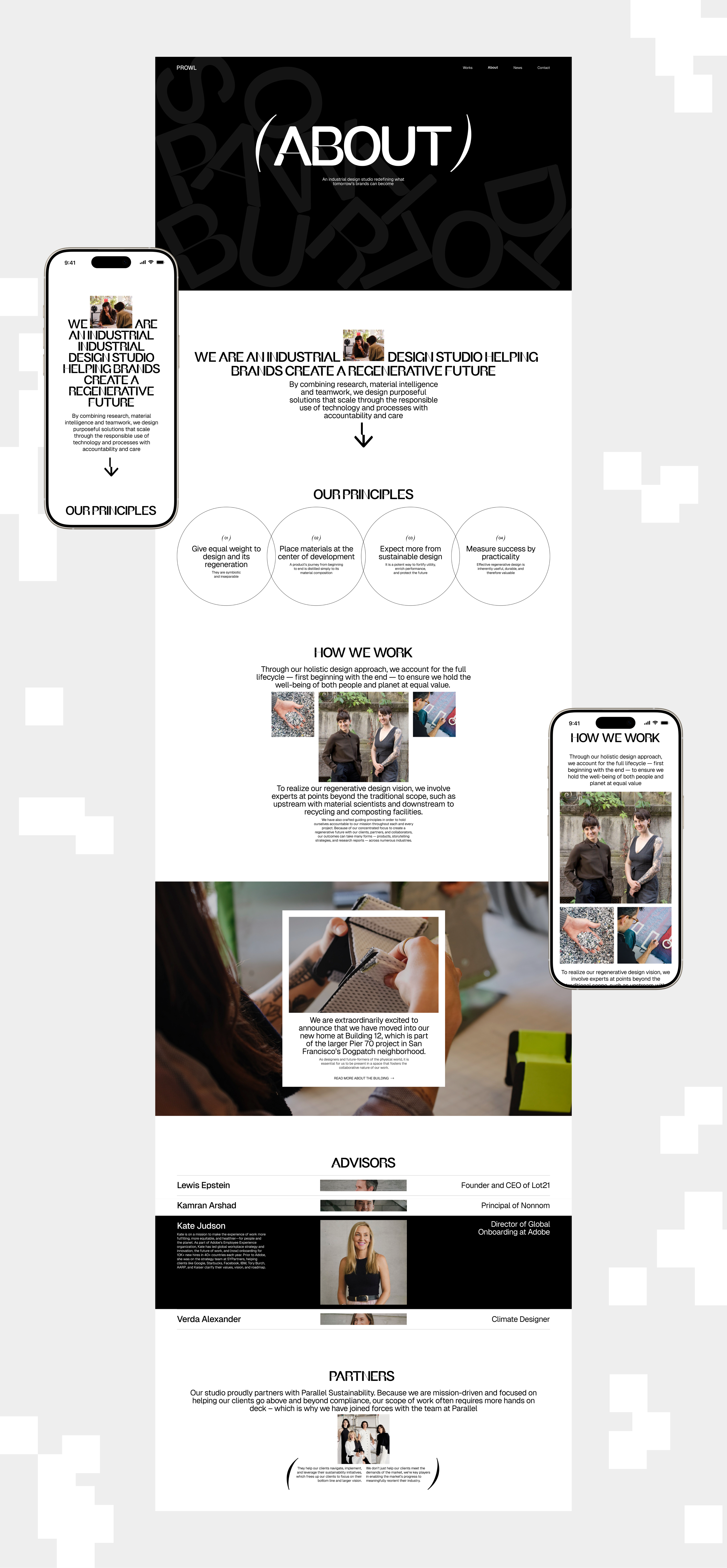 PROWL | Website redesign — Изображение №8 — Интерфейсы, Анимация на Dprofile