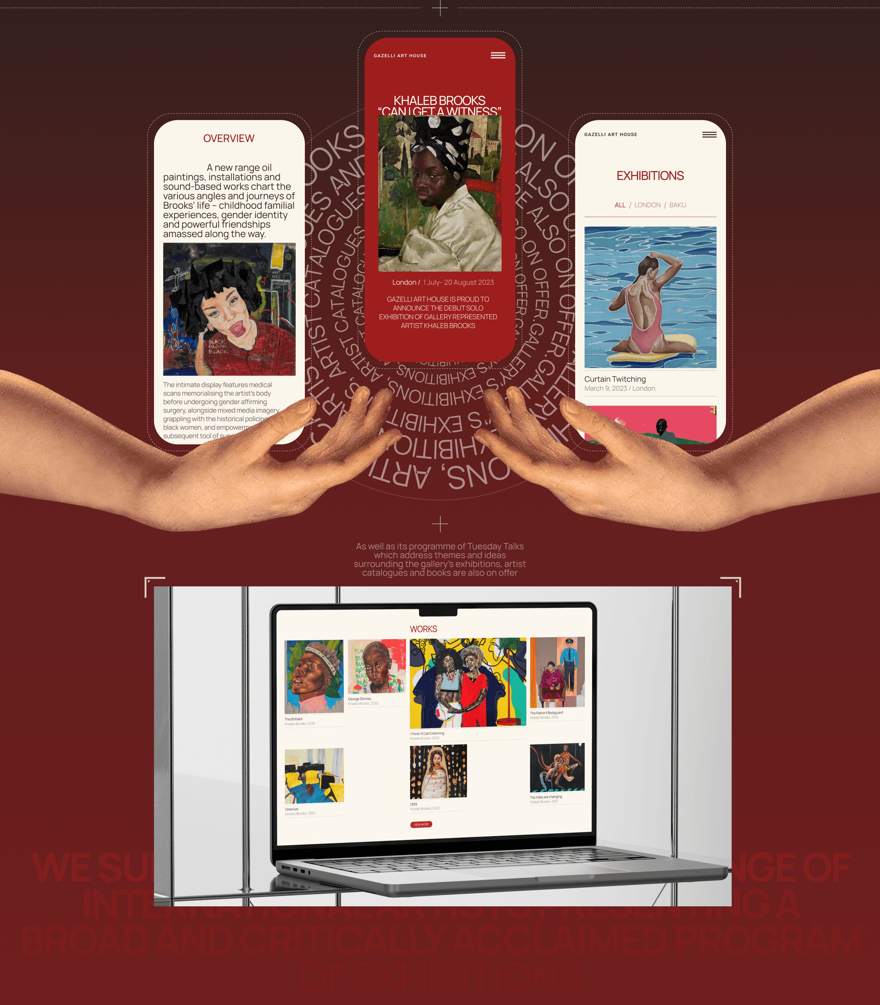 Gazelli Art House | Corporate website — Изображение №5 — Интерфейсы на Dprofile