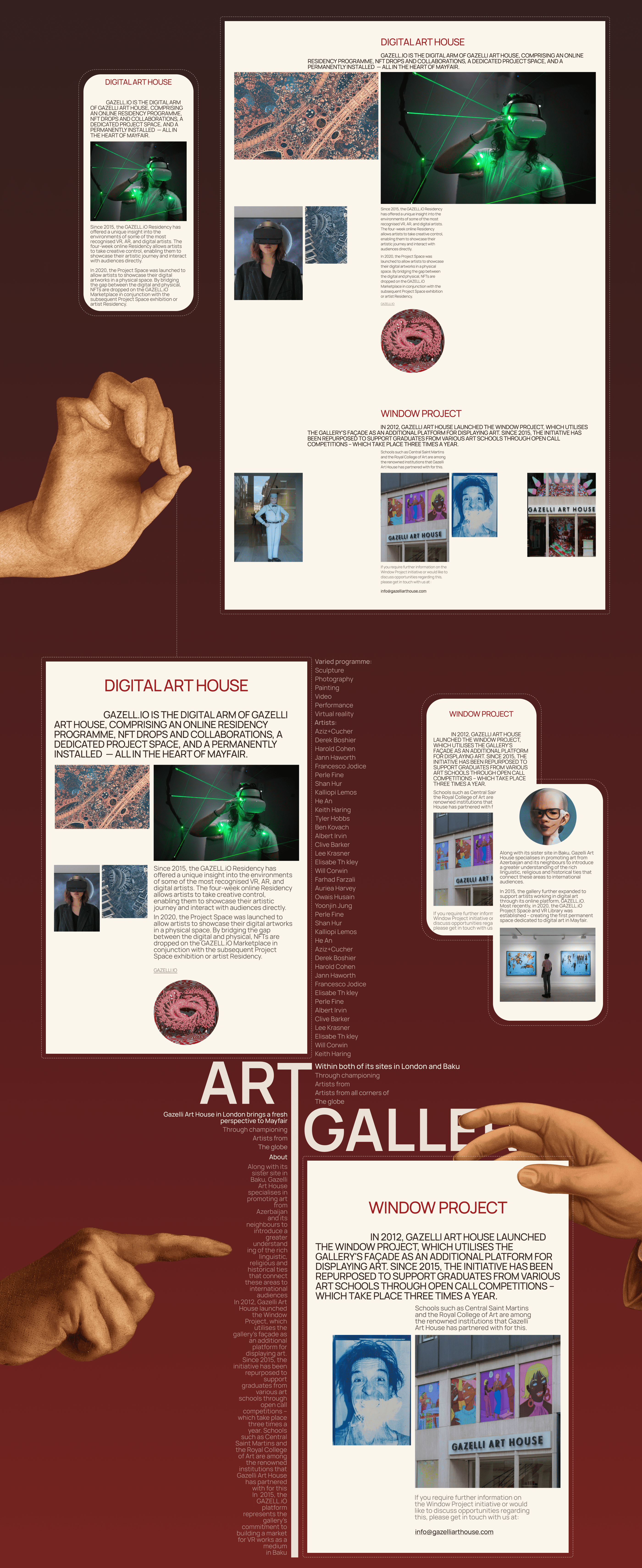 Gazelli Art House | Corporate website — Изображение №8 — Интерфейсы на Dprofile
