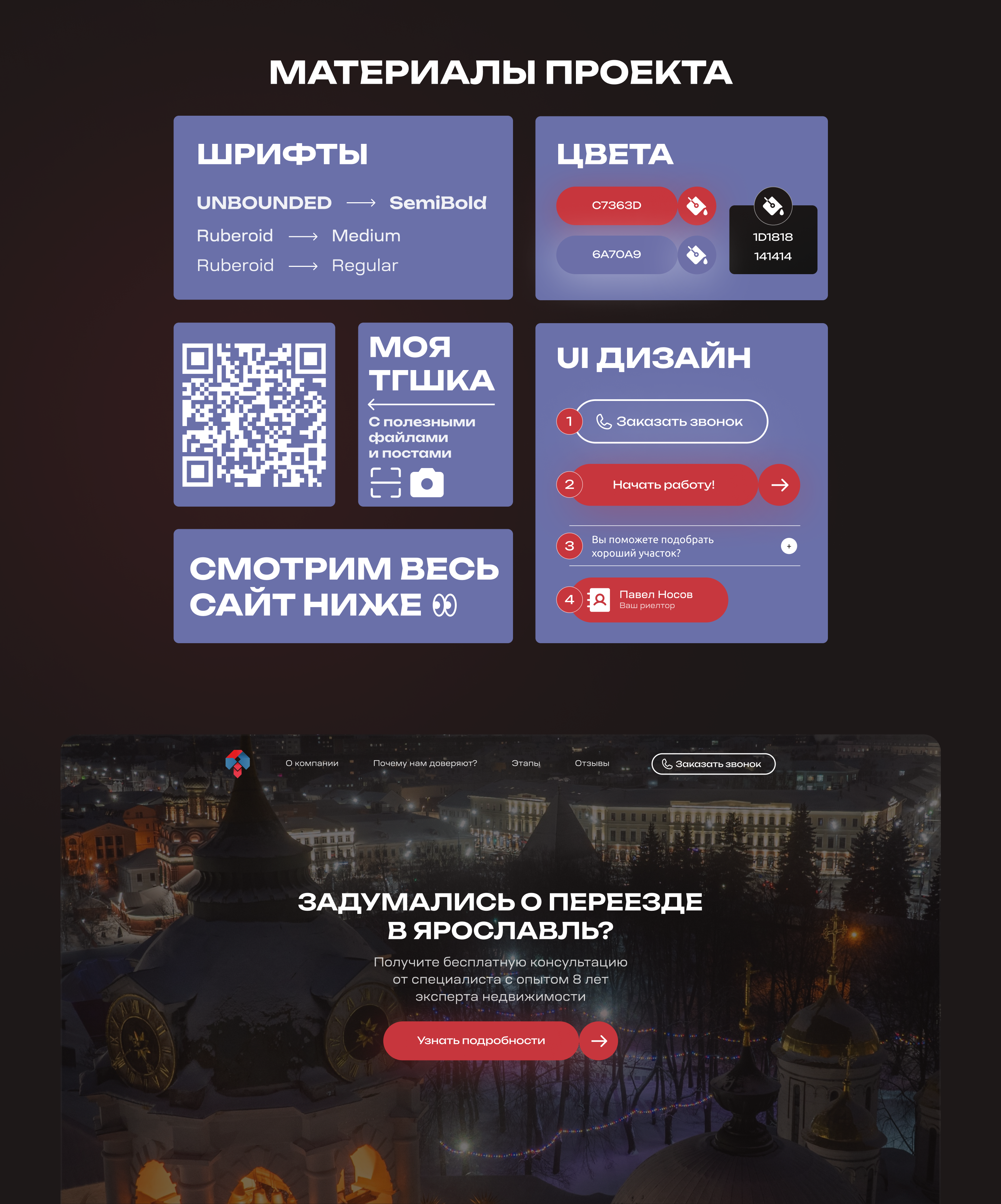 Landing page | создание сайта для невдижимости — Изображение №2 — Интерфейсы на Dprofile