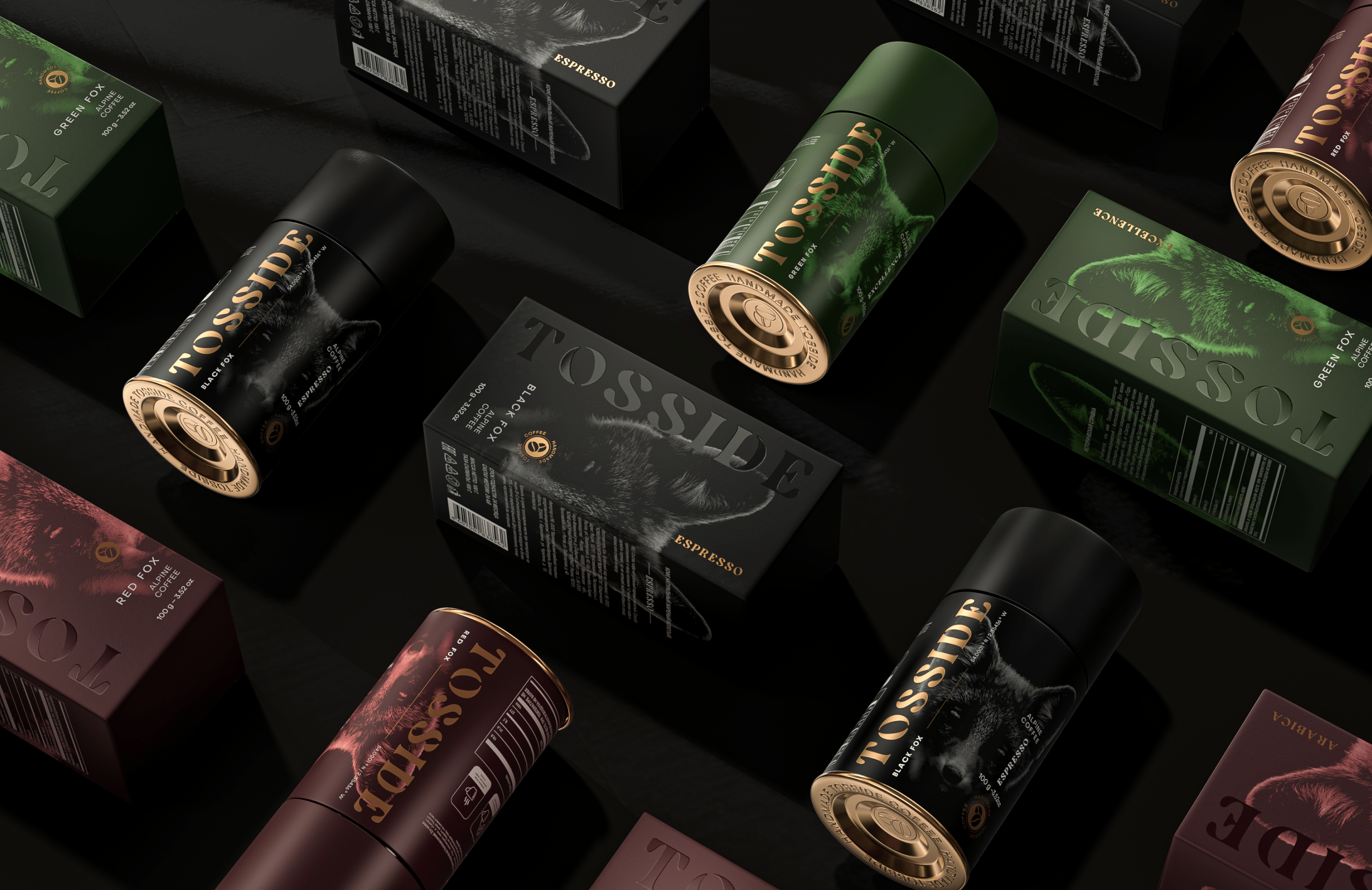 COFFE TOSSIDE | Branding & Packaging Design — Изображение №5 — Брендинг, 3D на Dprofile