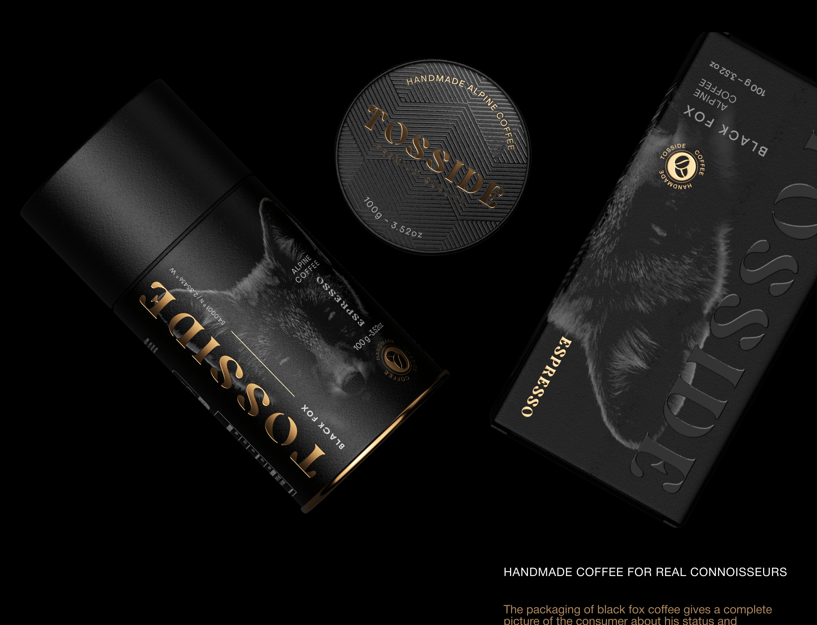 COFFE TOSSIDE | Branding & Packaging Design — Изображение №7 — Брендинг, 3D на Dprofile