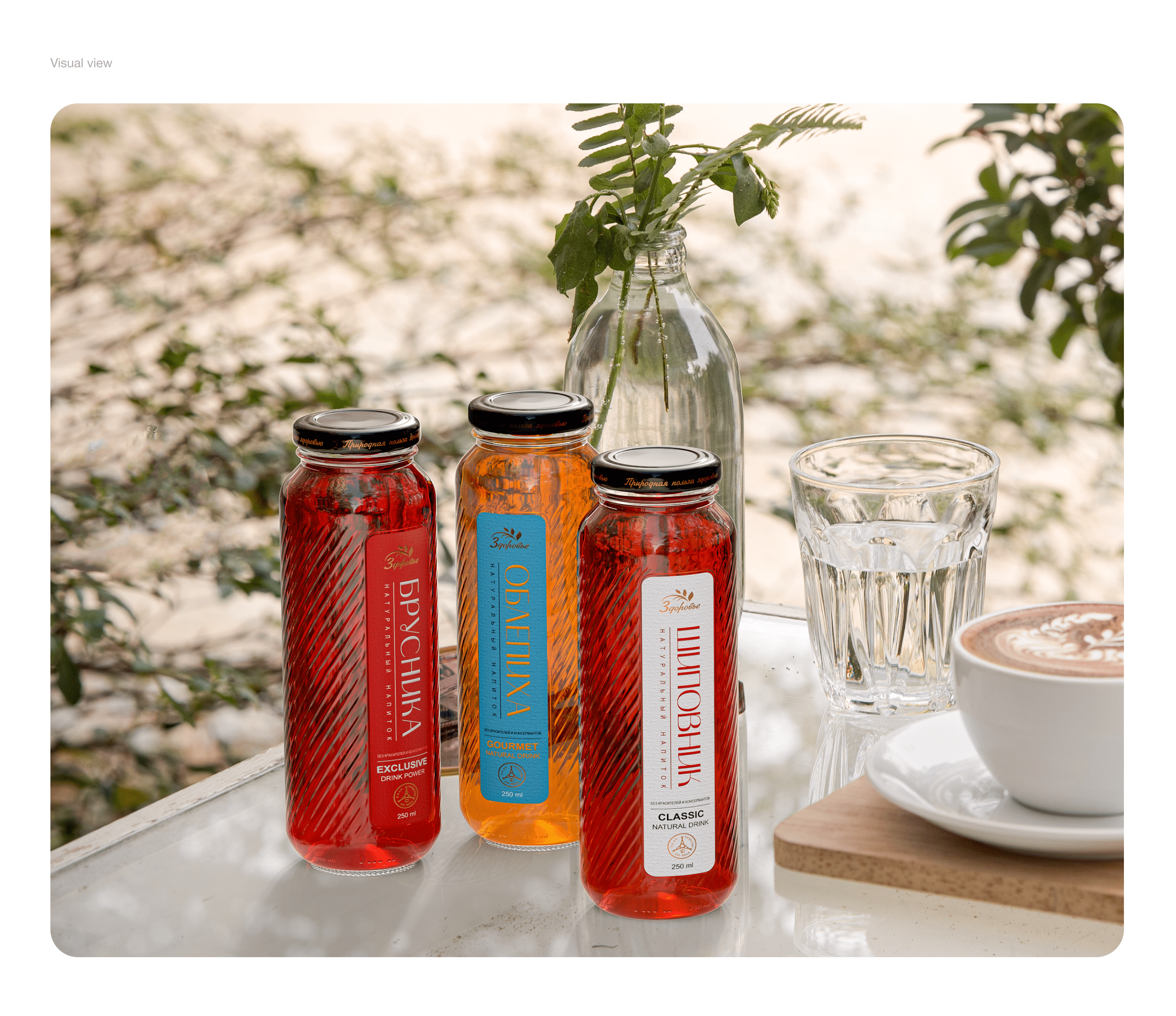 drinks in bottles "Health" — Изображение №10 — Брендинг, 3D на Dprofile